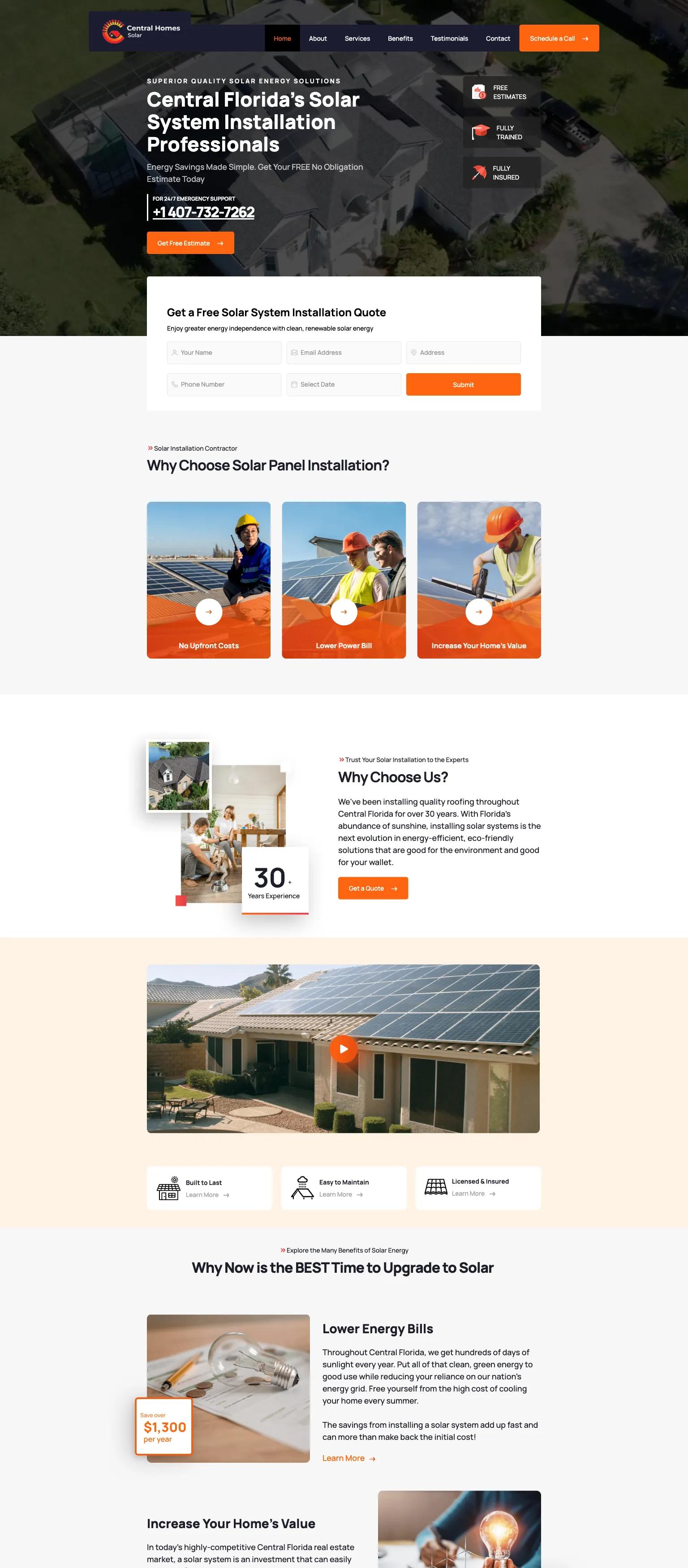 Central Homes Solar screenshot