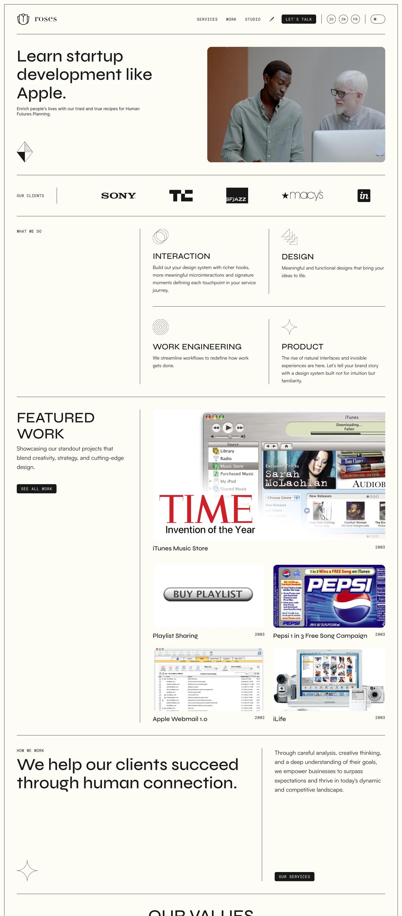 ServicesWorkStudio screenshot