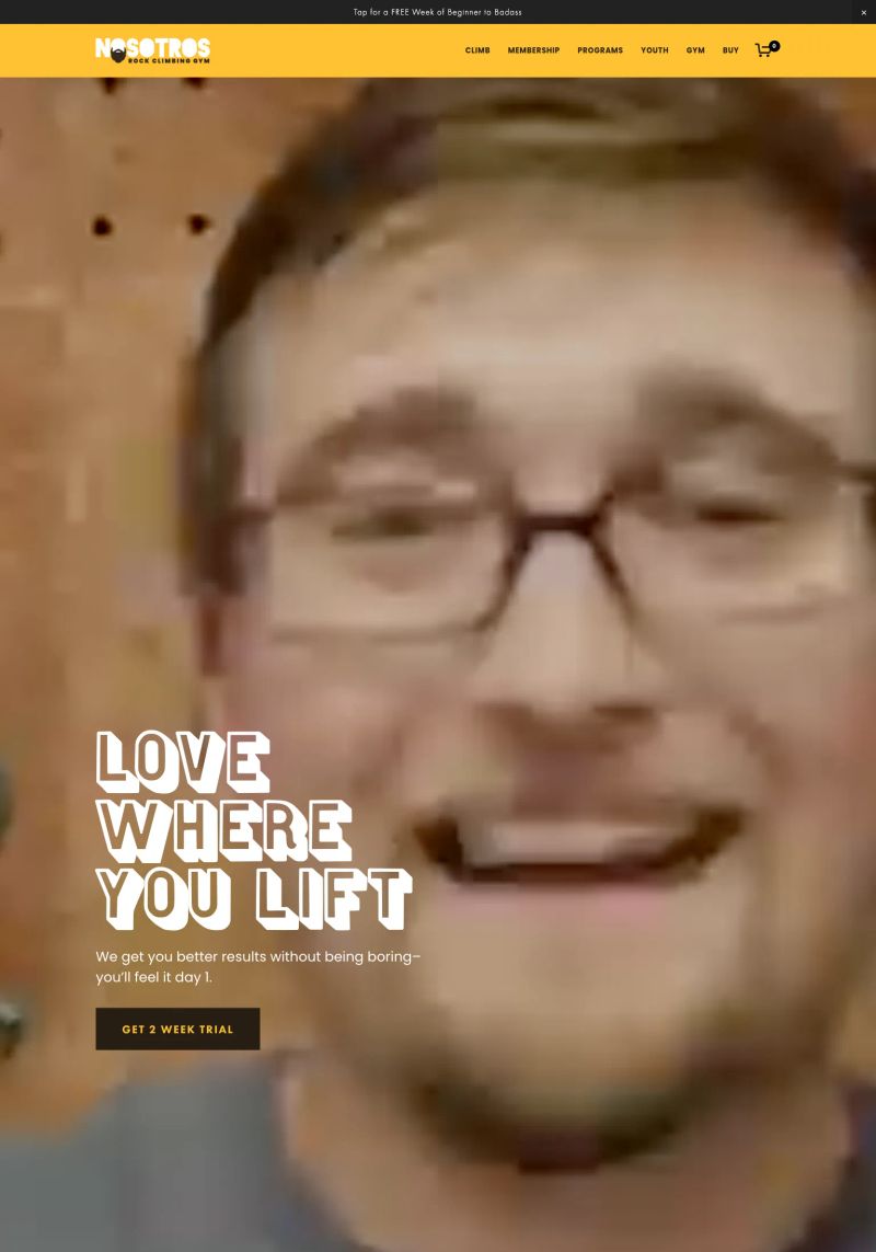 Nosotros Rock Climbing Gym screenshot