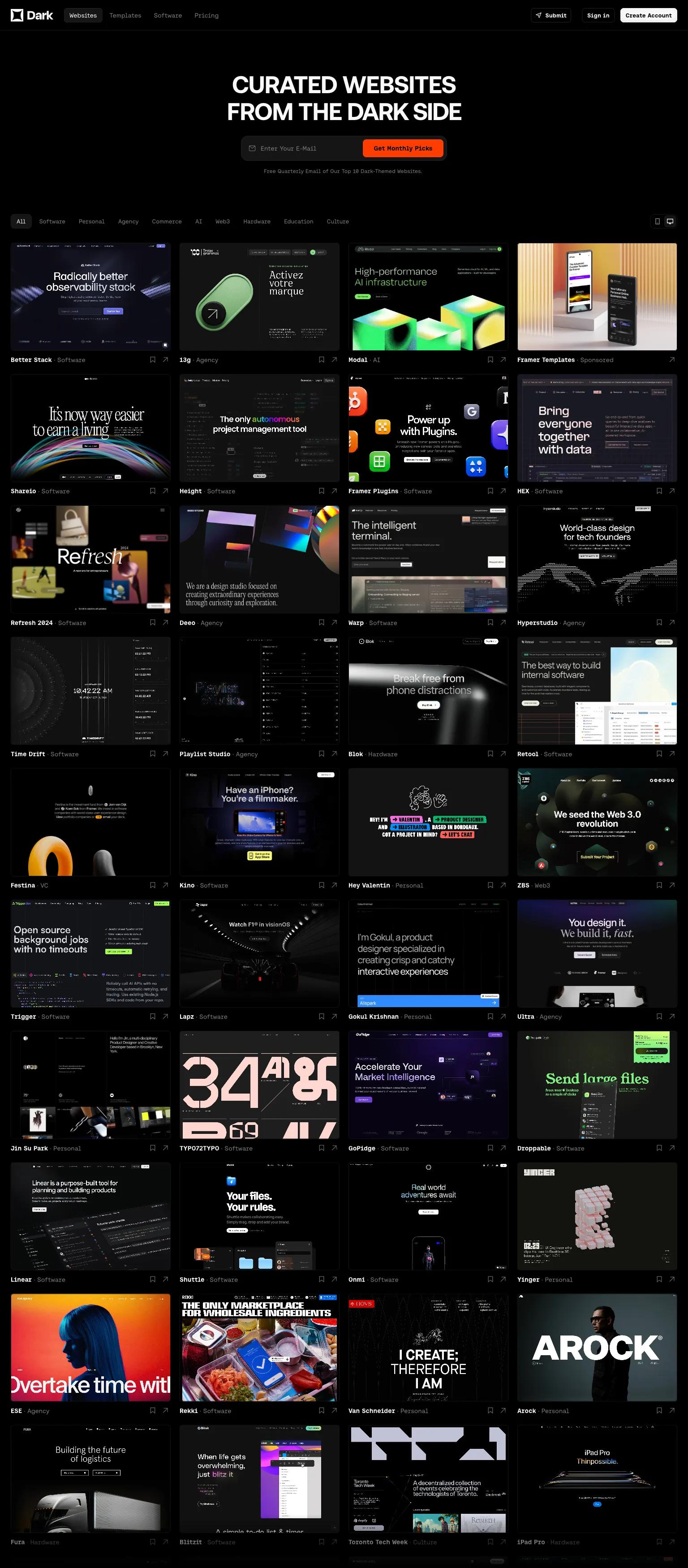 Dark Design screenshot