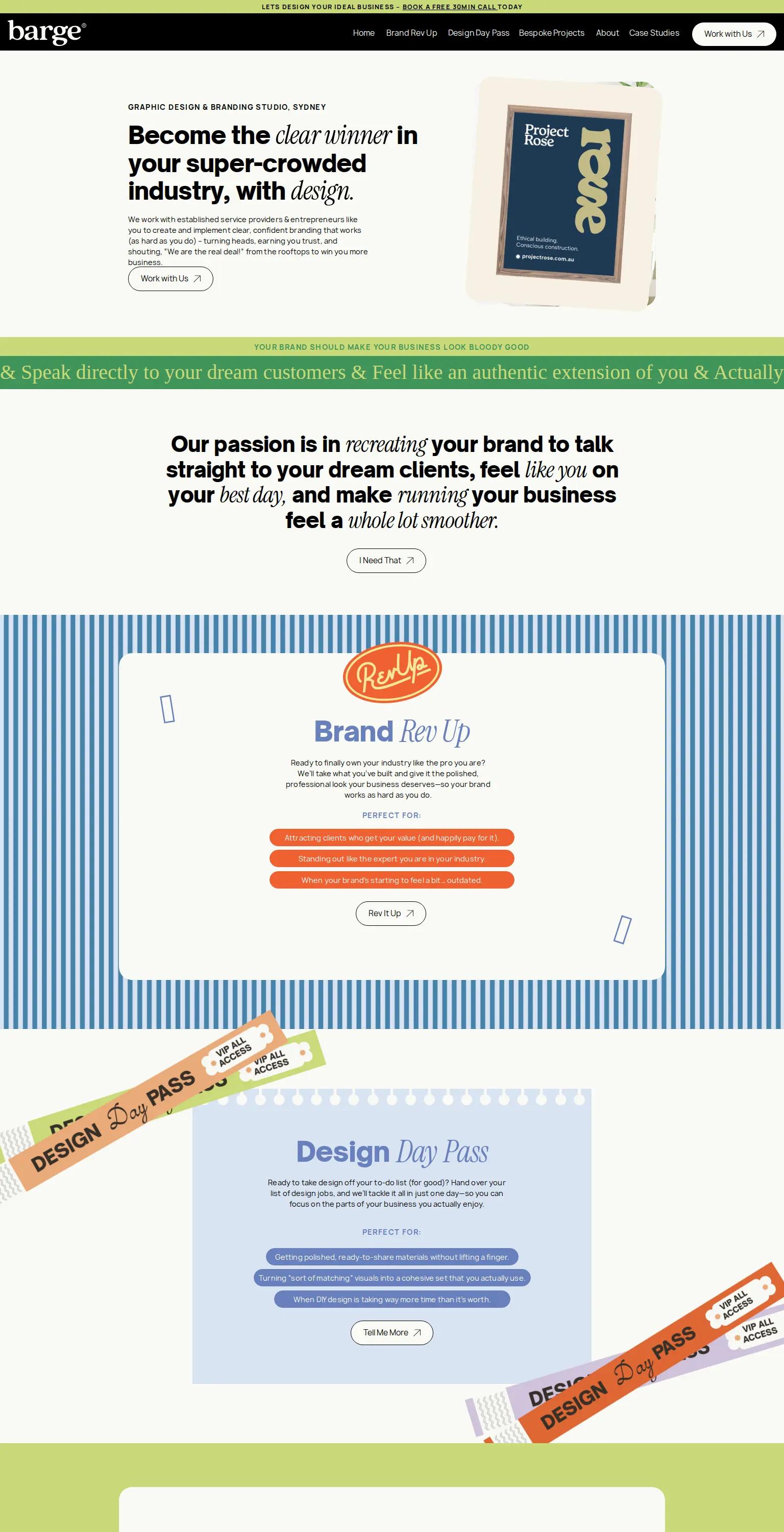 Barge Creative screenshot