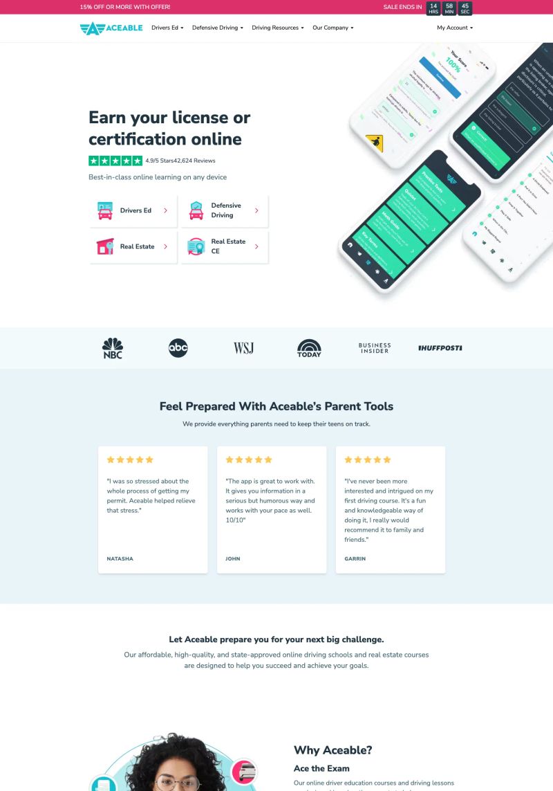 Aceable screenshot