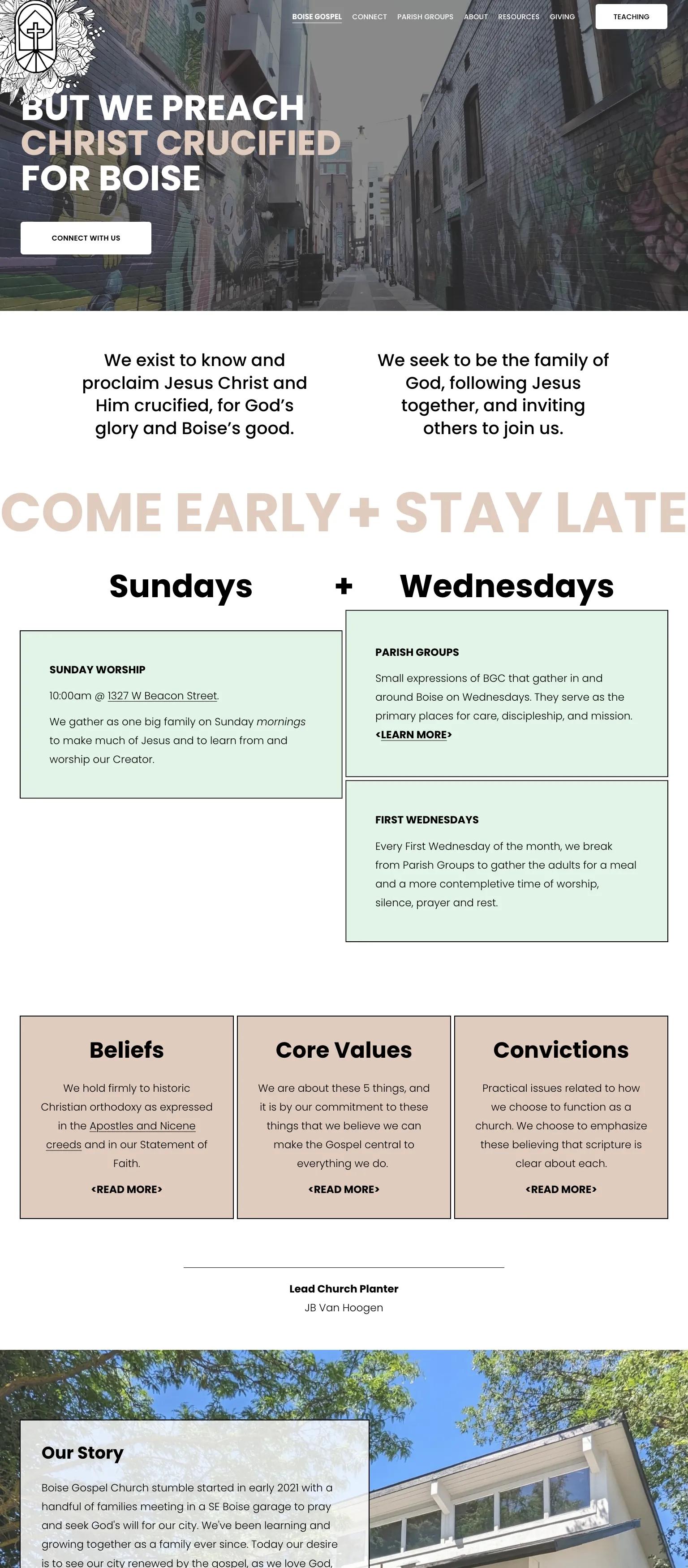 Boise Gospel Church screenshot