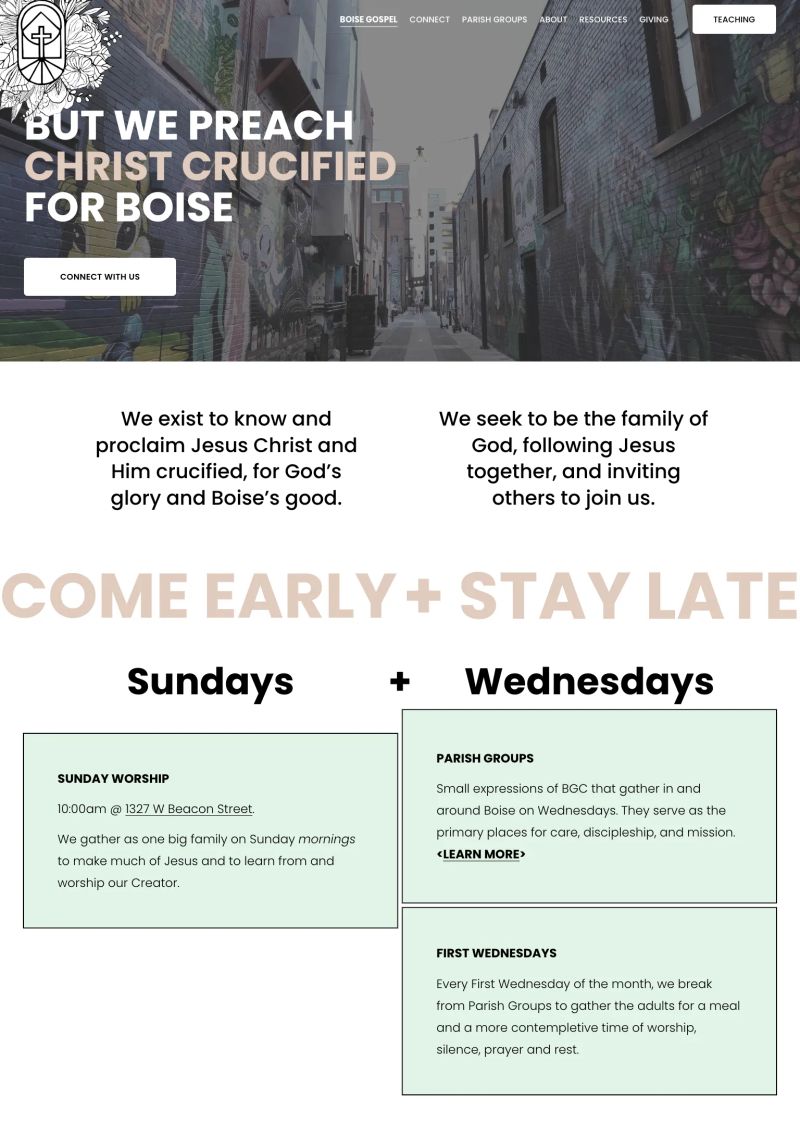 Boise Gospel Church screenshot