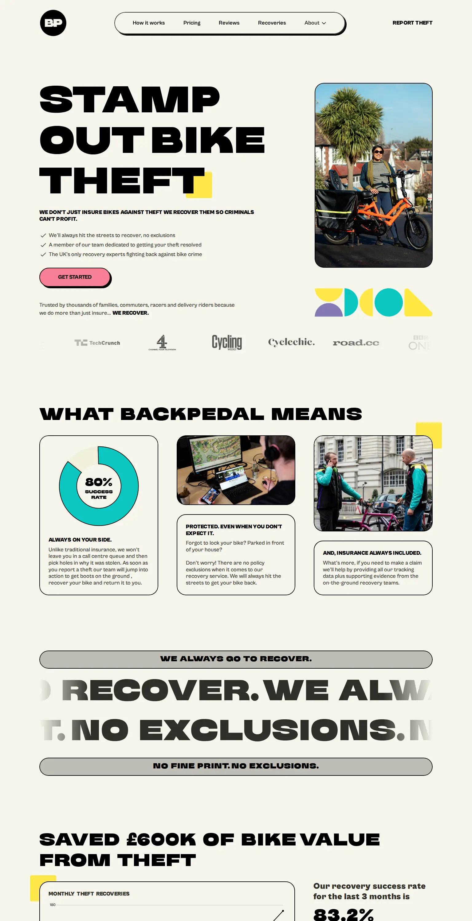 BackPedal screenshot