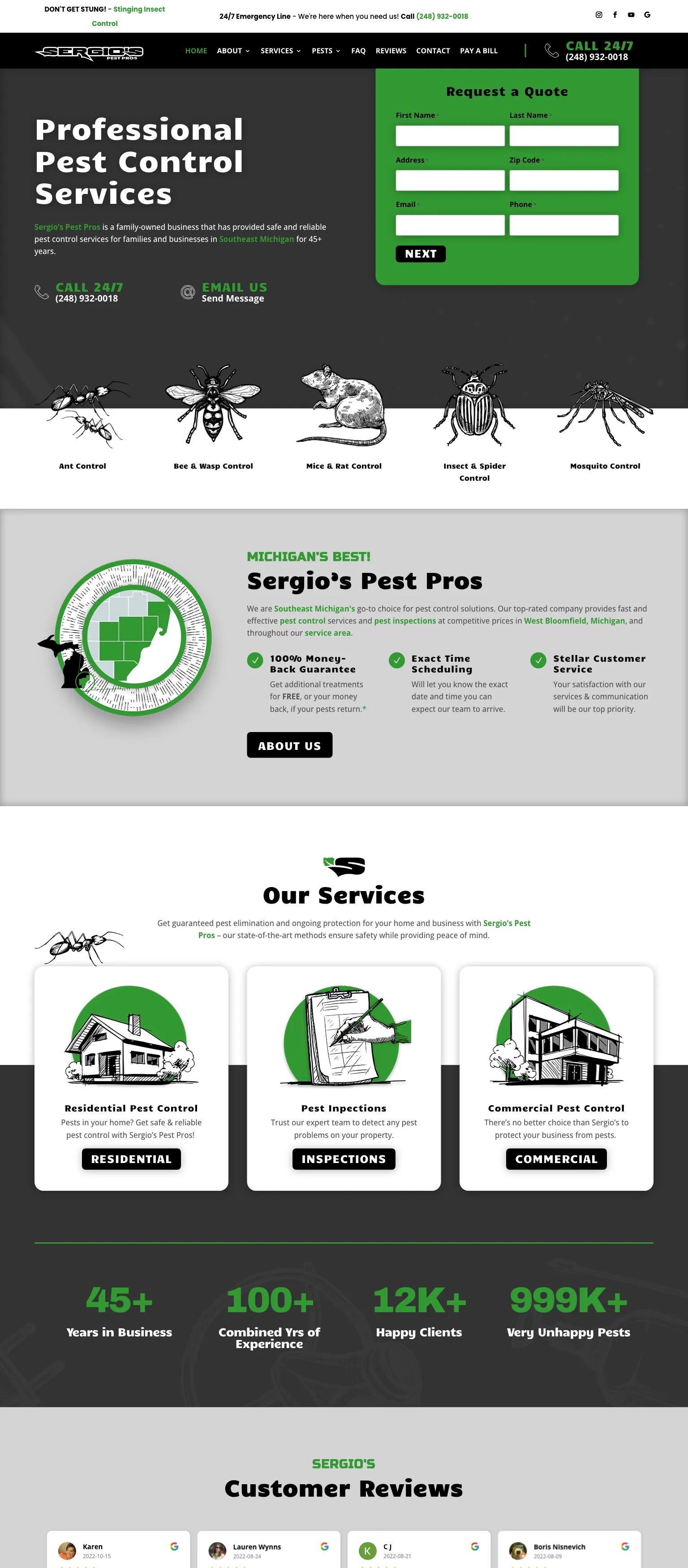 Sergio's Pest Pros screenshot