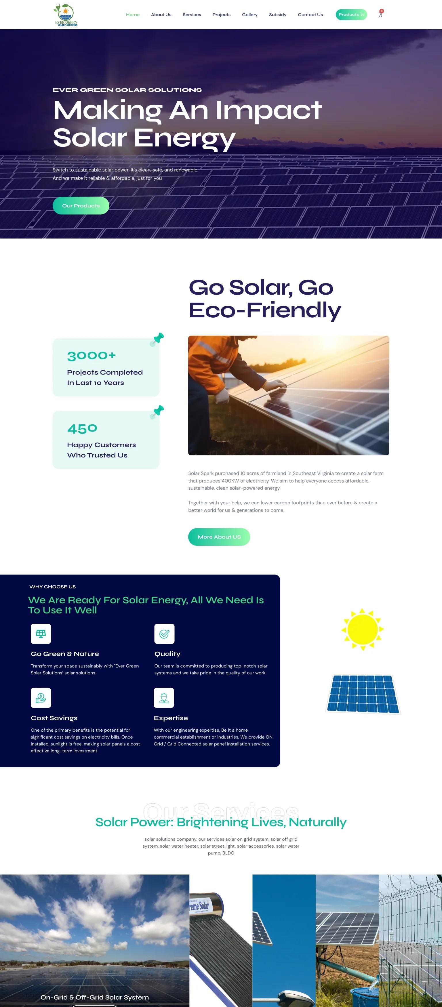 Ever Green Solar Solutions screenshot