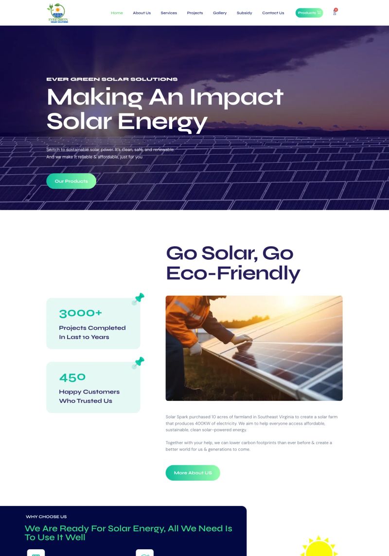 Ever Green Solar Solutions screenshot