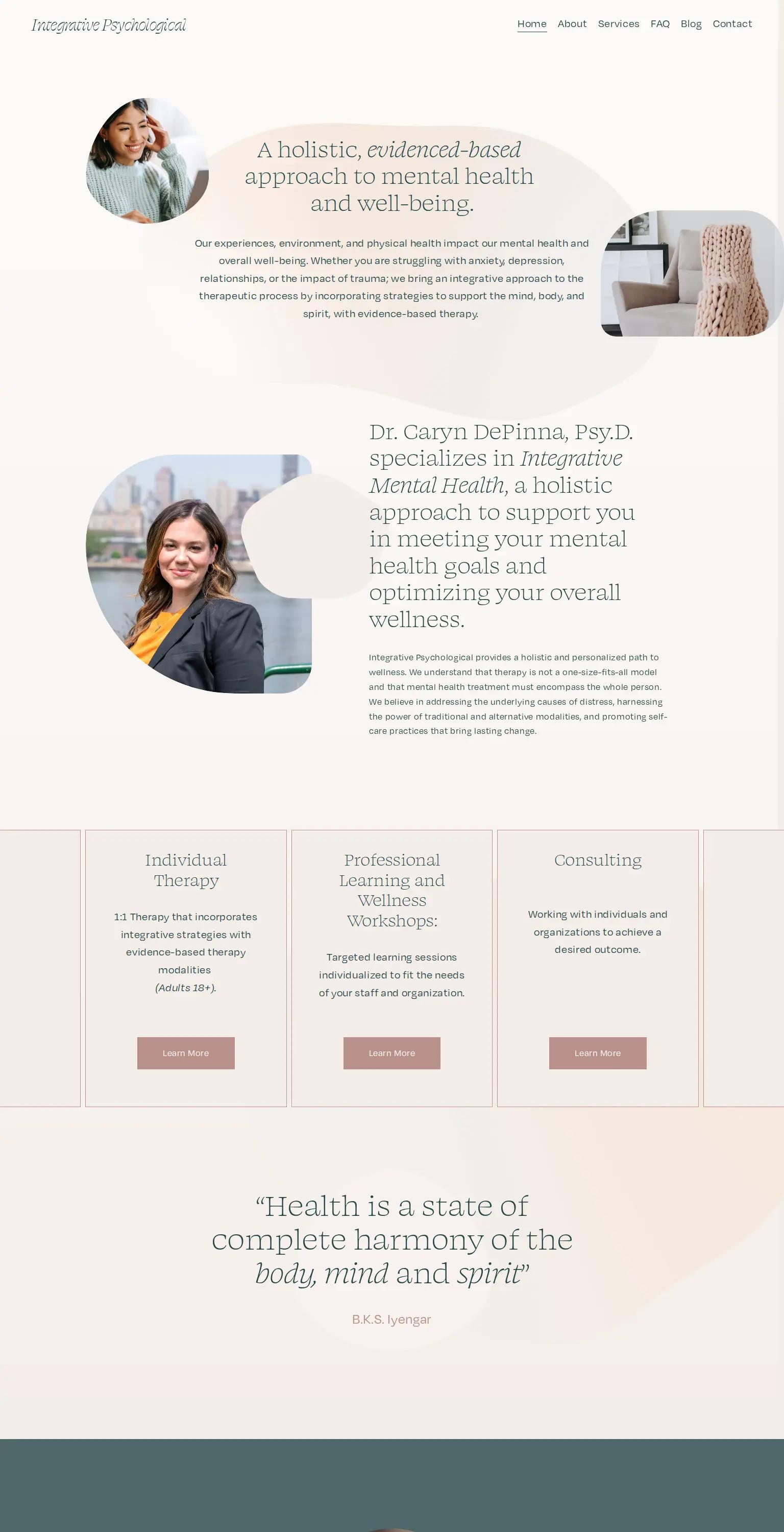 Integrative Psychological screenshot