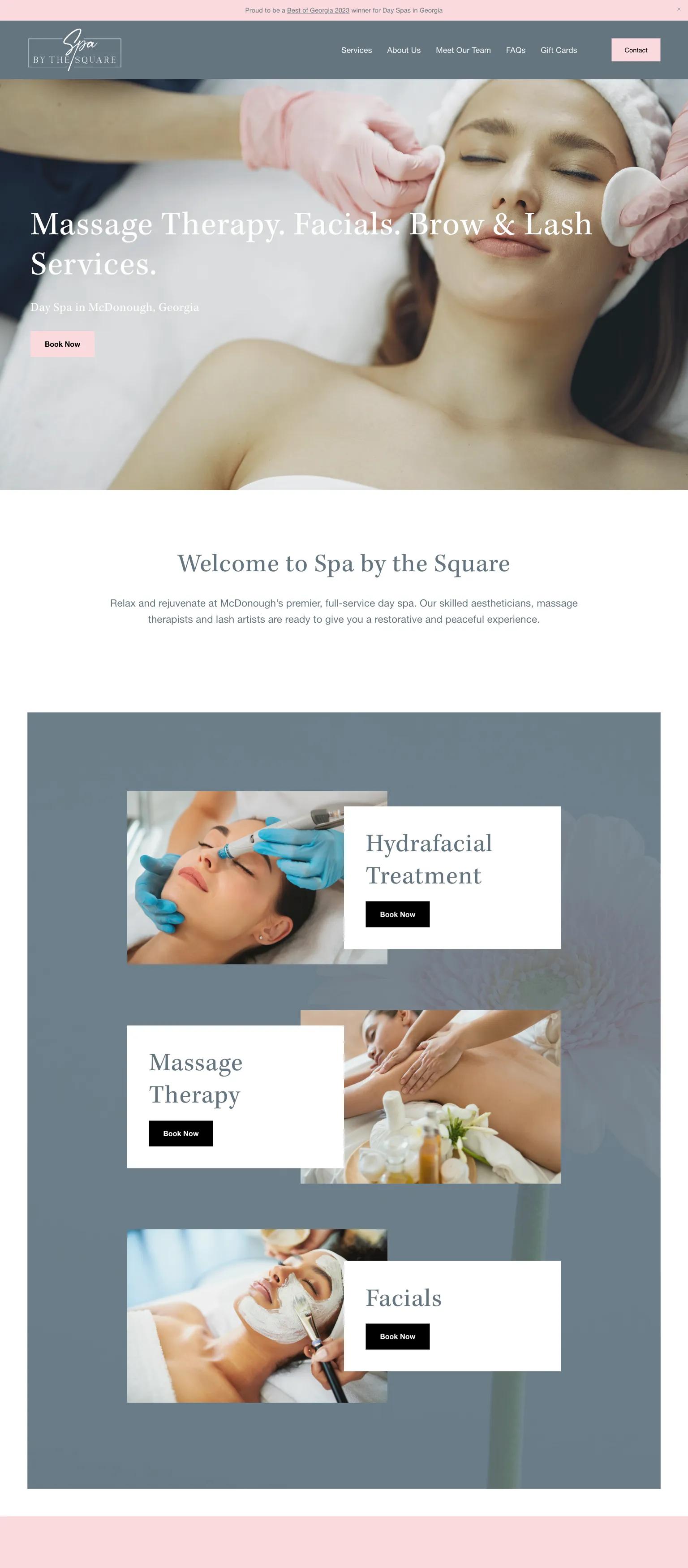 Spa by the Square screenshot