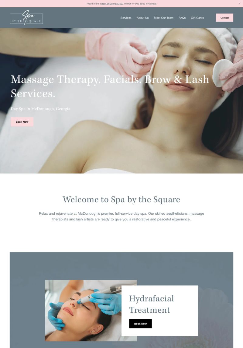Spa by the Square screenshot