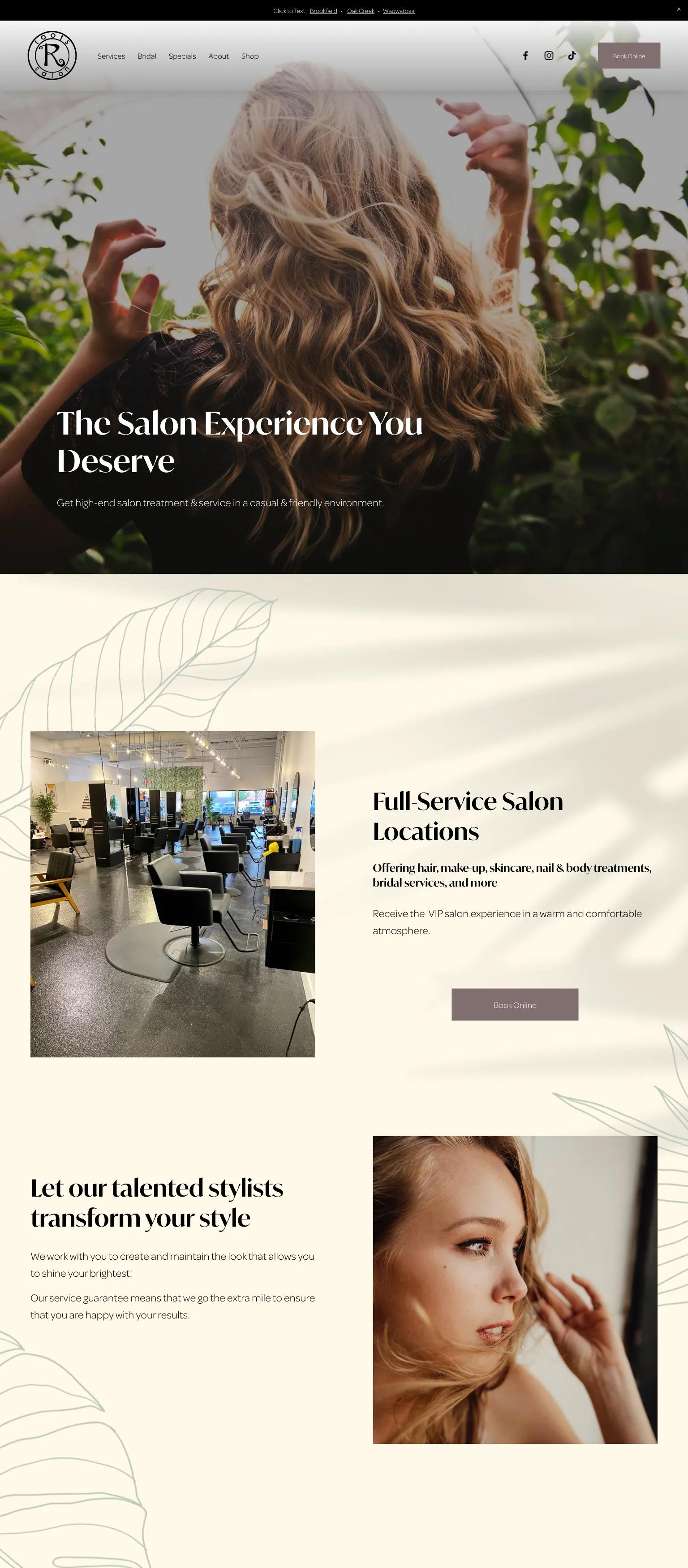 Roots Salon screenshot