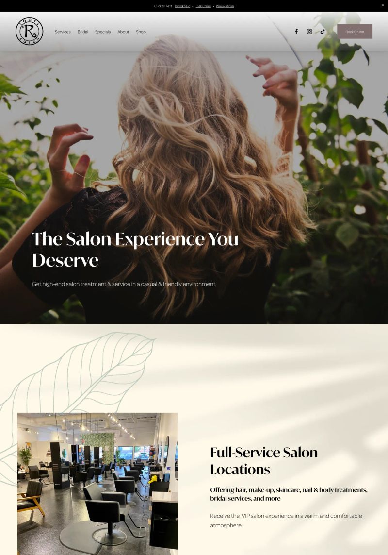 Roots Salon screenshot