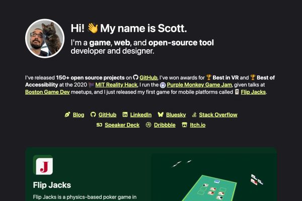 Game Design Digital Profile Examples 10 Best Game Designer Portfolio Website Examples (2026)