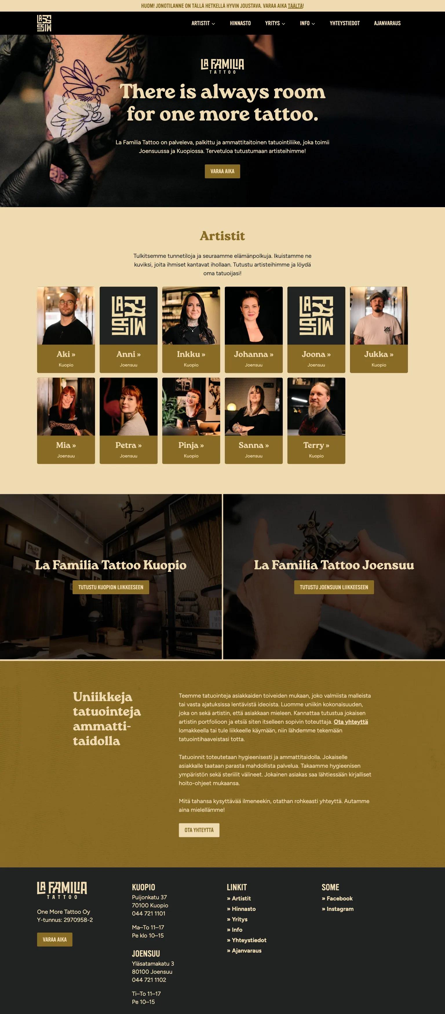 La Familia Tattoo screenshot