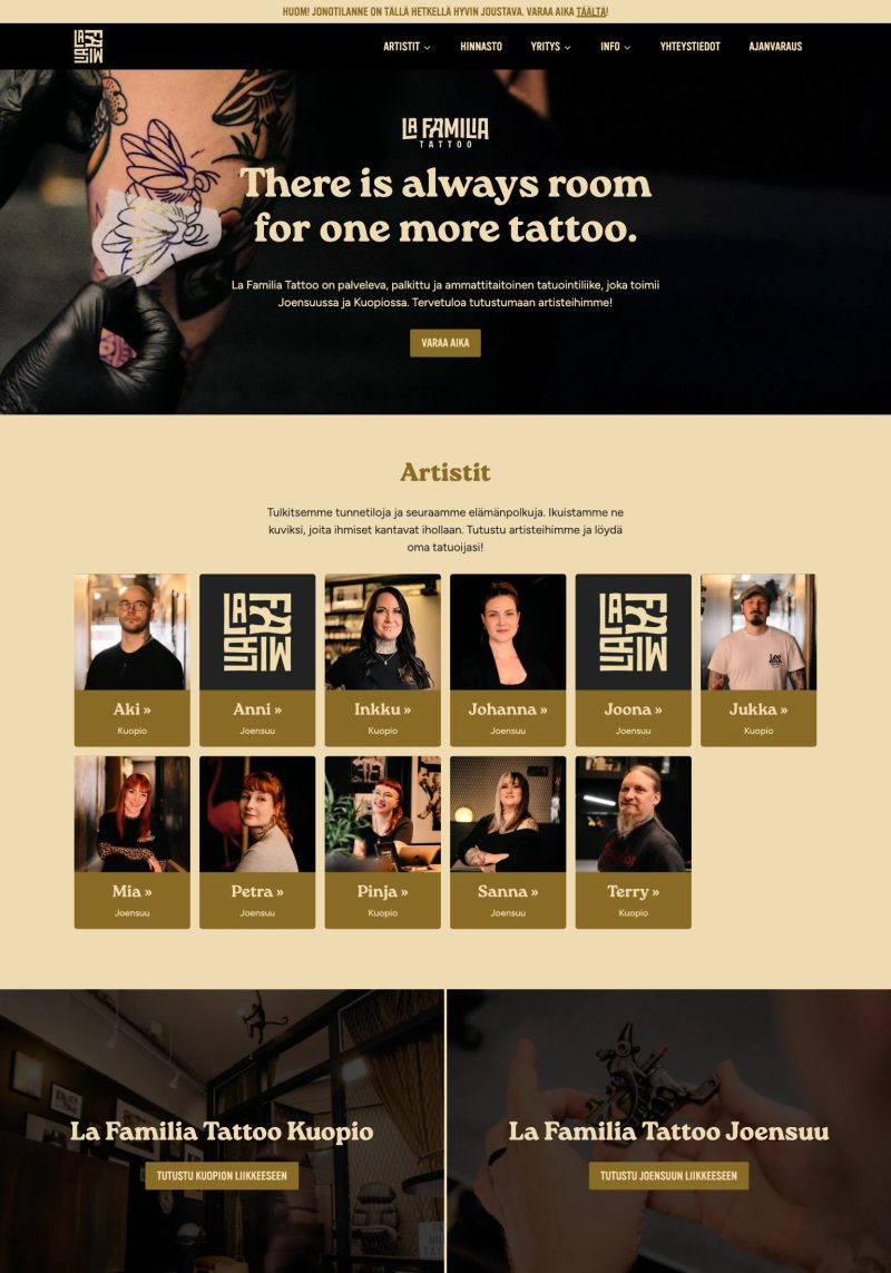 La Familia Tattoo screenshot