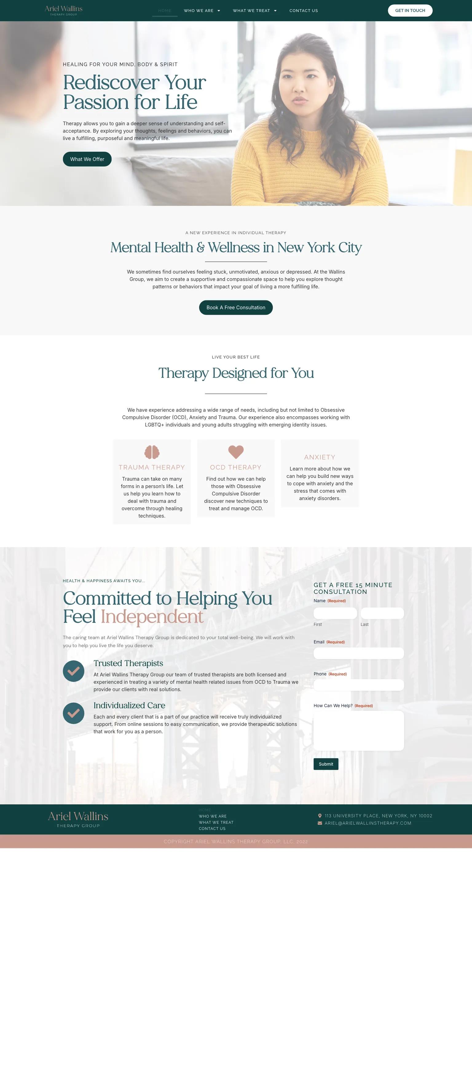 Ariel Wallins Therapy screenshot