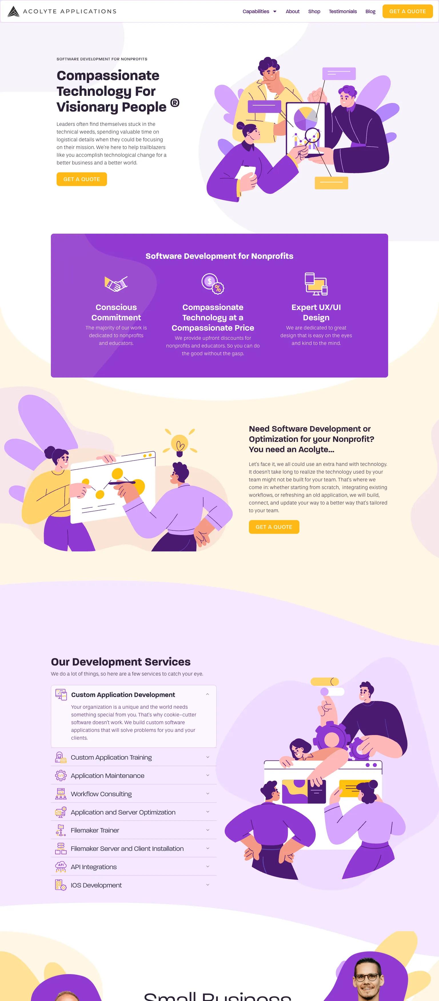 Acolyte Applications screenshot