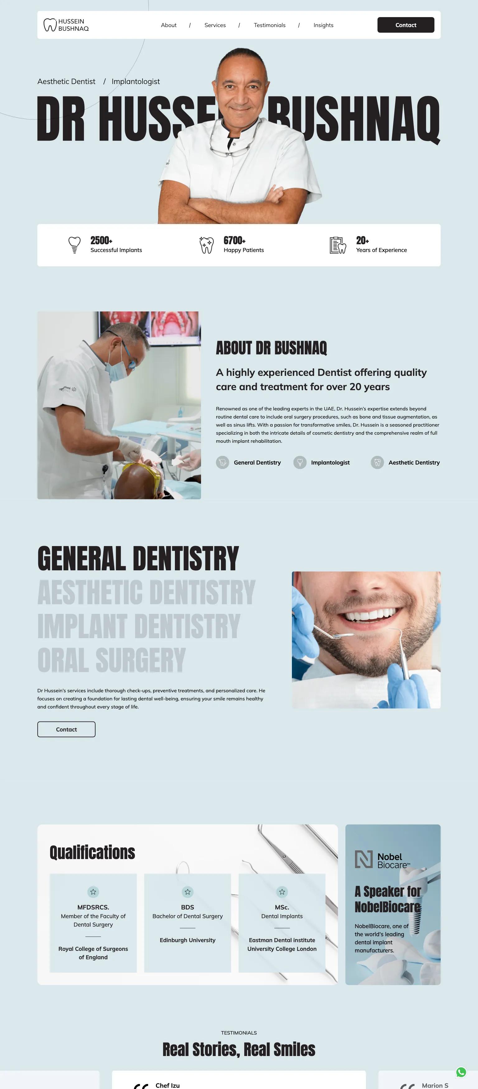 Dr Hussein Bushnaq screenshot