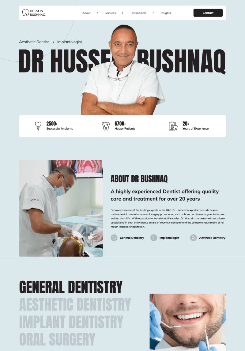 Dr Hussein Bushnaq screenshot