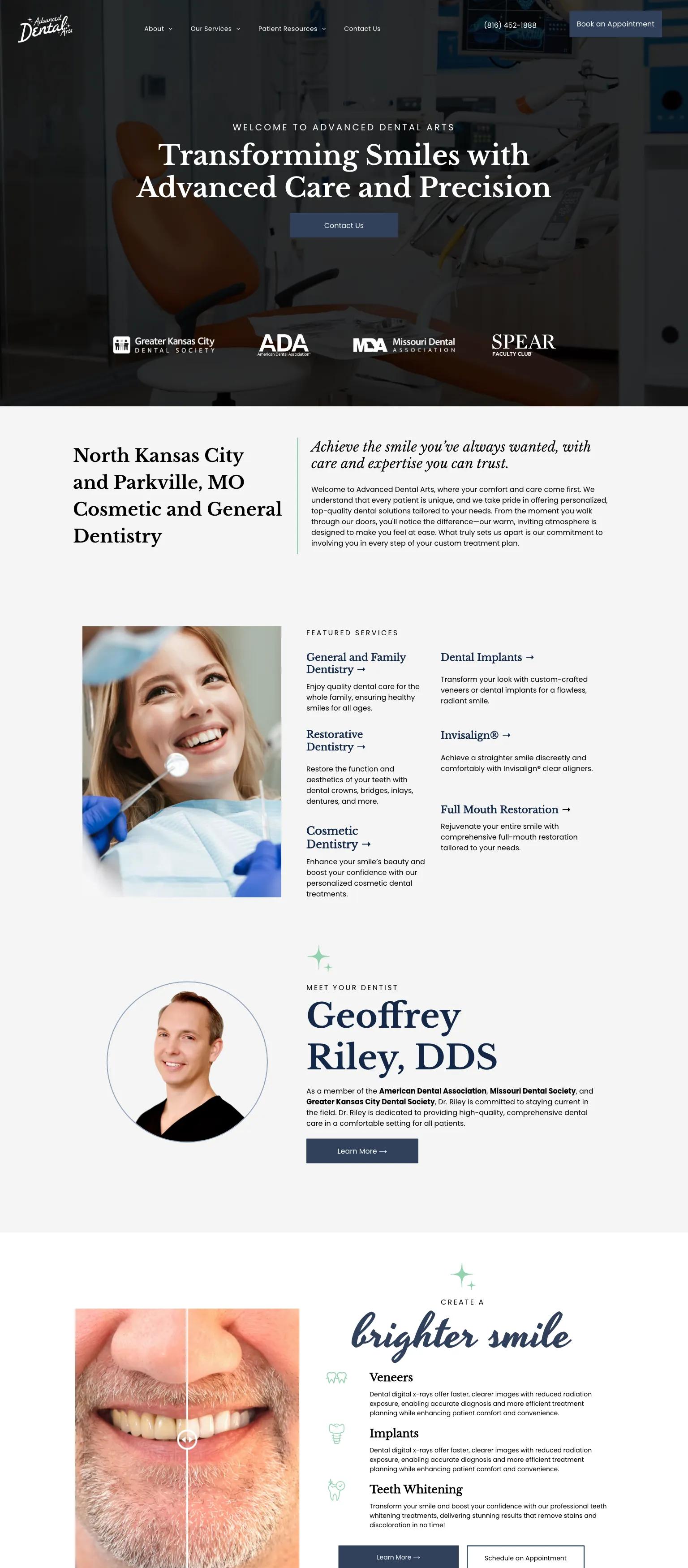 Advanced Dental Arts screenshot