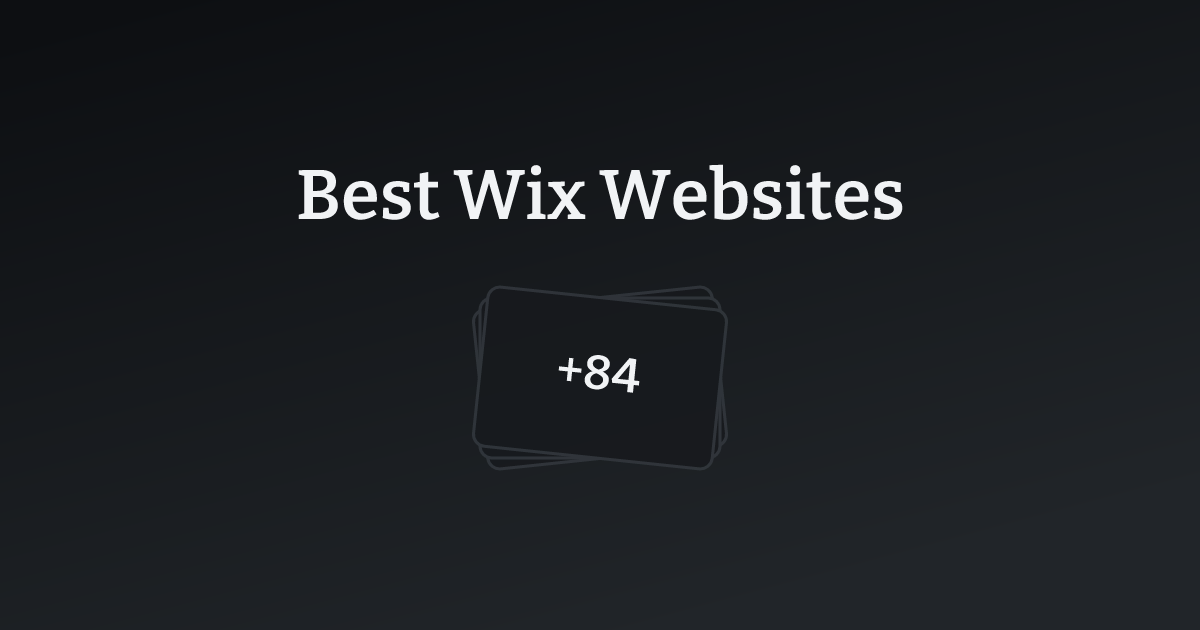 Best Wix Websites with count