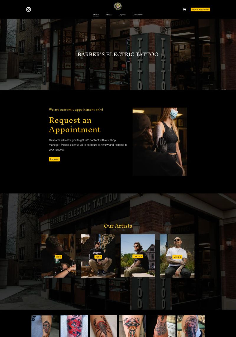 Barber's Electric Tattoo screenshot