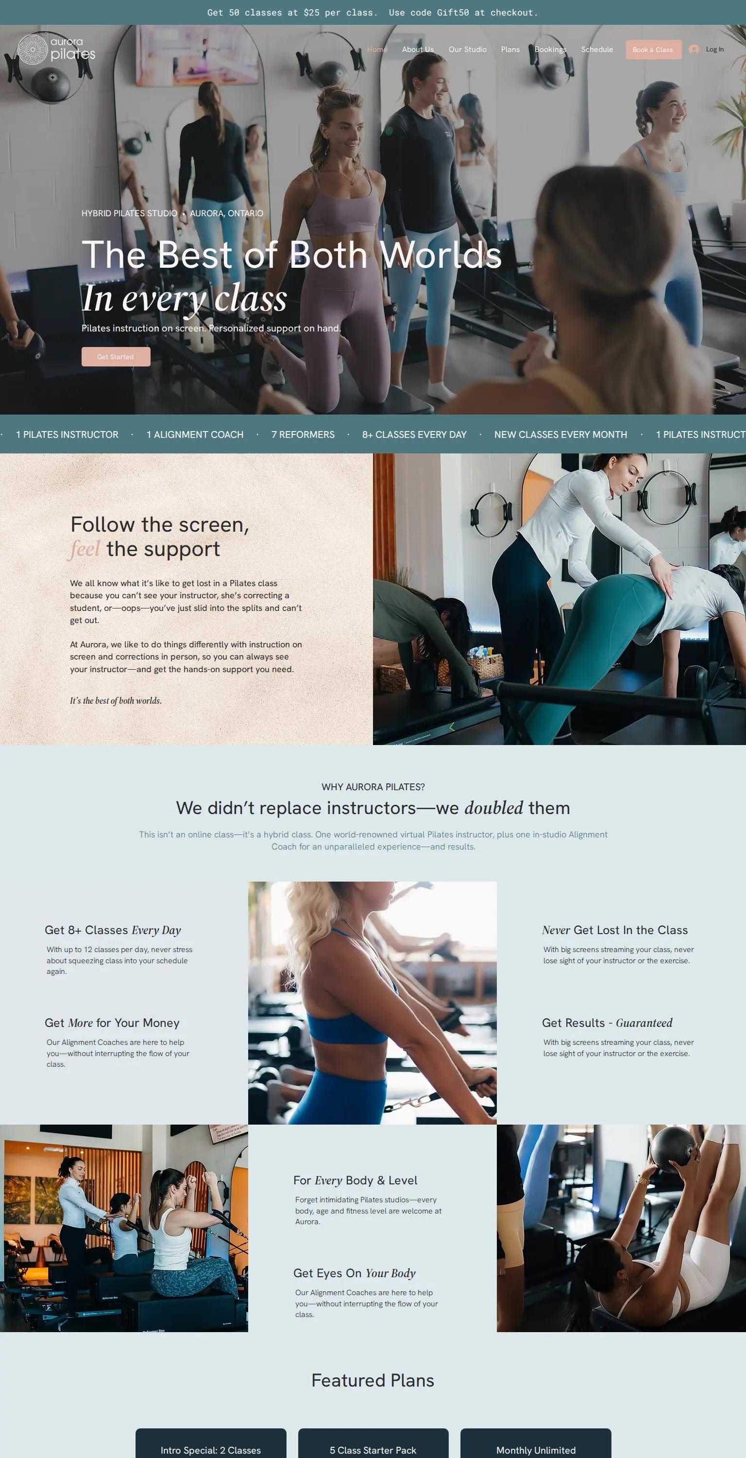 Aurora Pilates screenshot