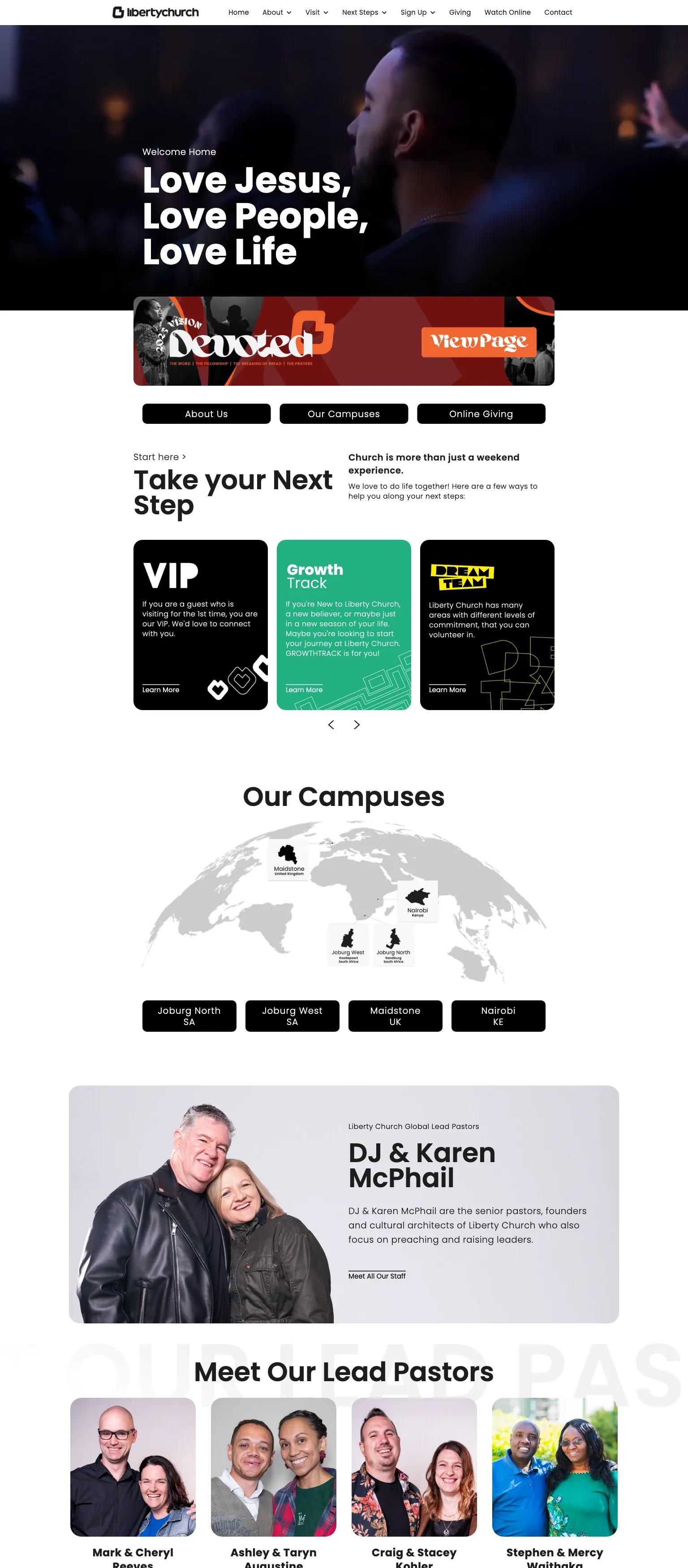 Liberty Church screenshot