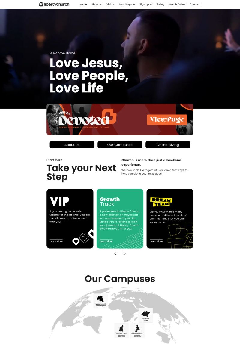 Liberty Church screenshot