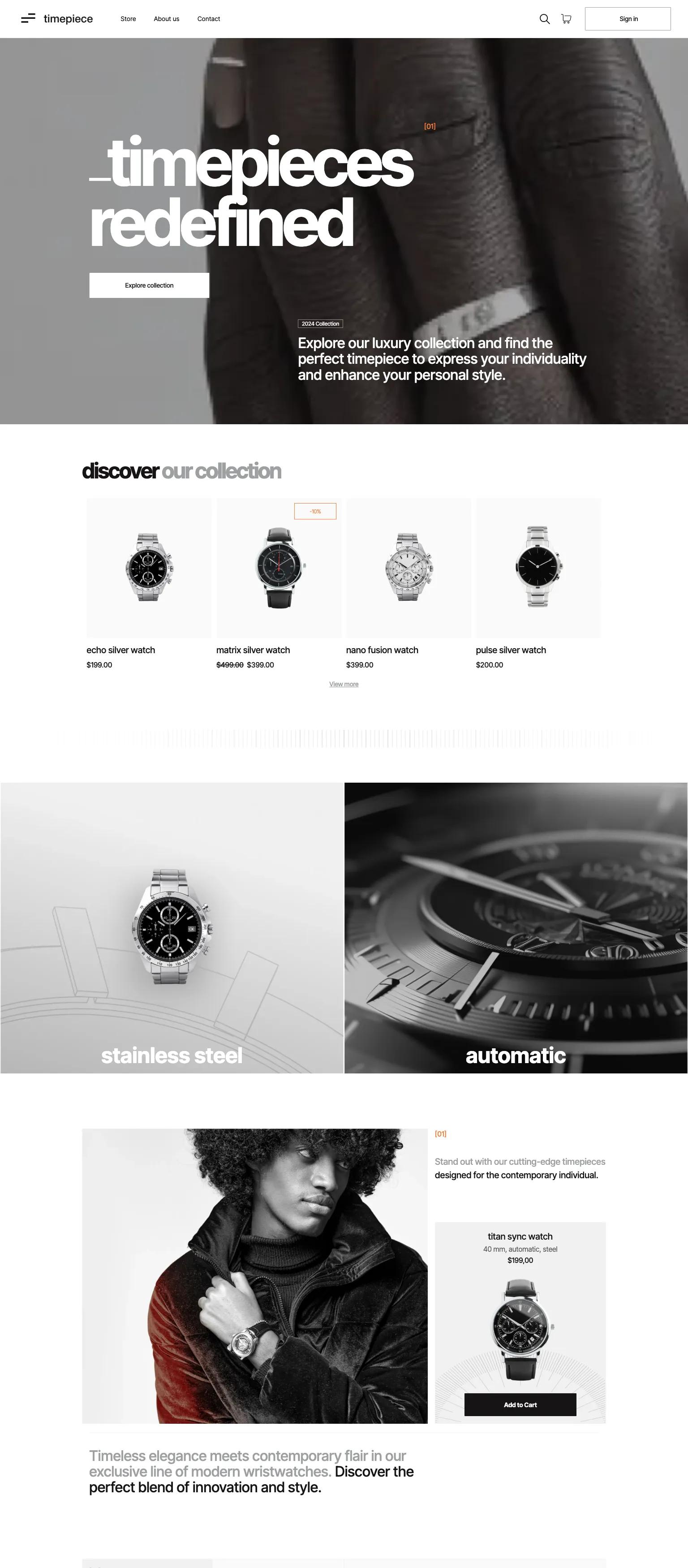 Watch Store screenshot
