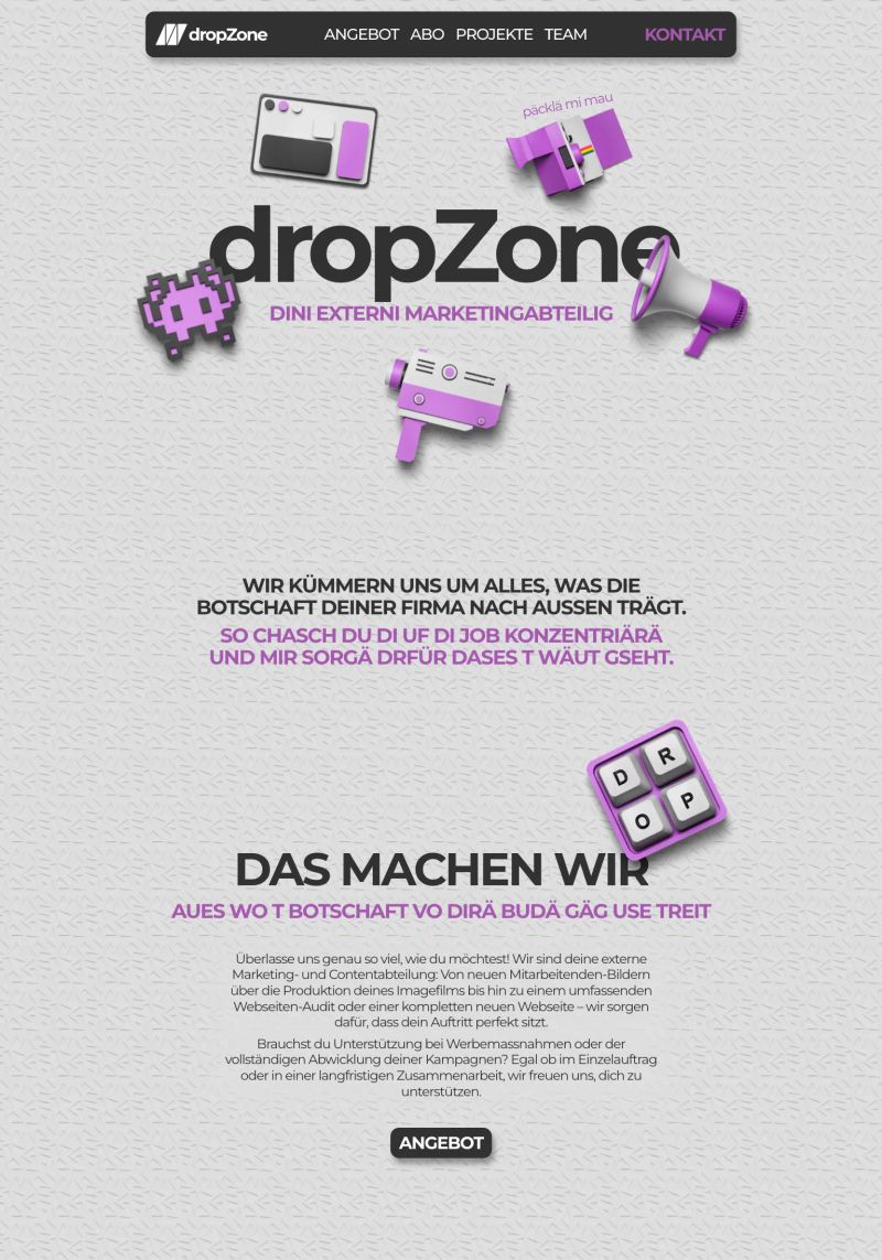 dropZone screenshot