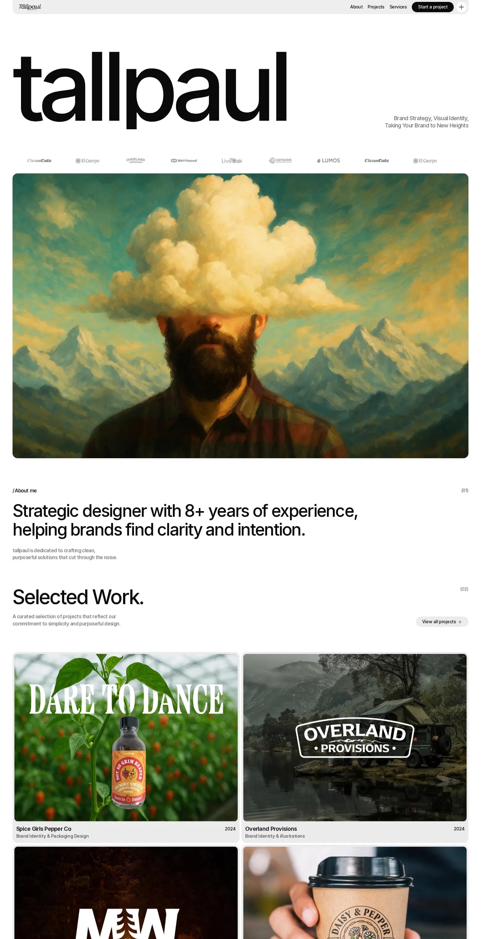 Tallpaul Design Co. screenshot