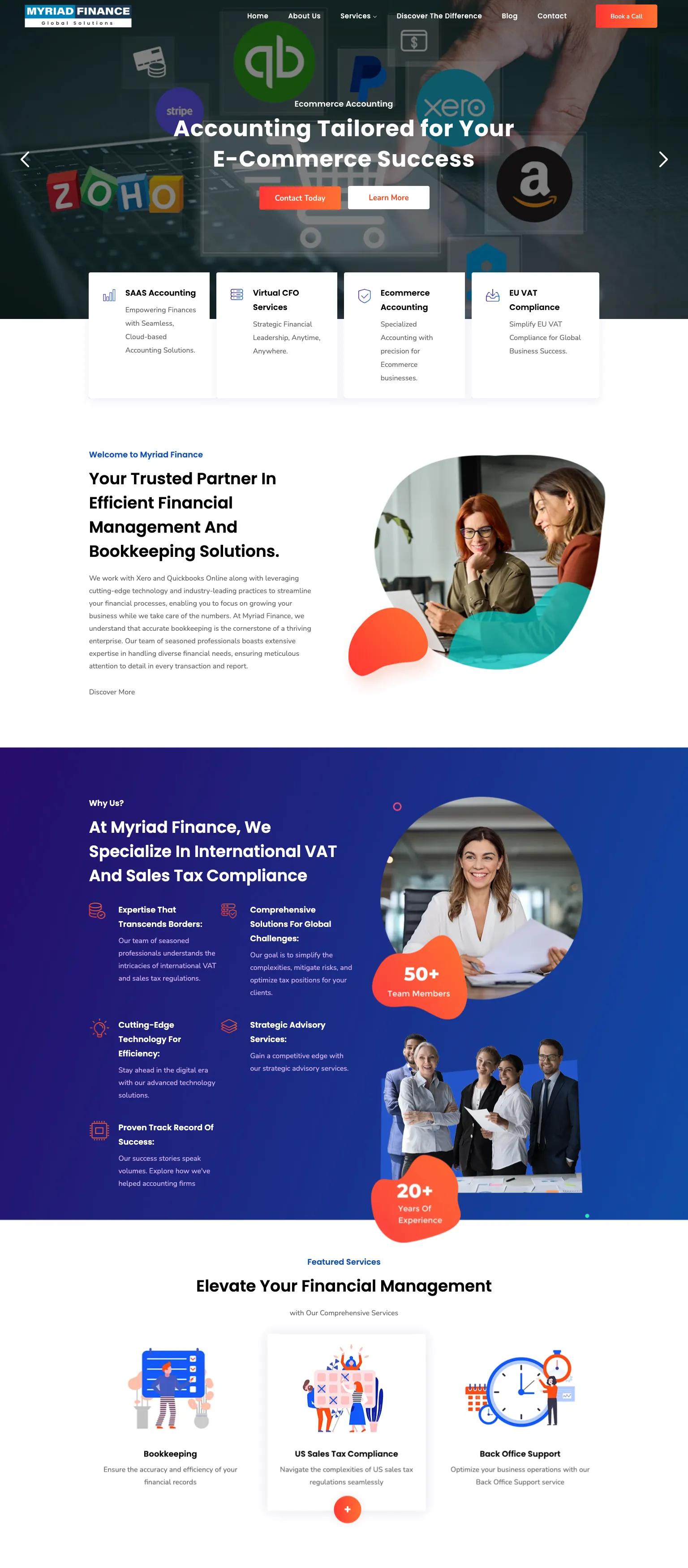 Myriad Finance screenshot