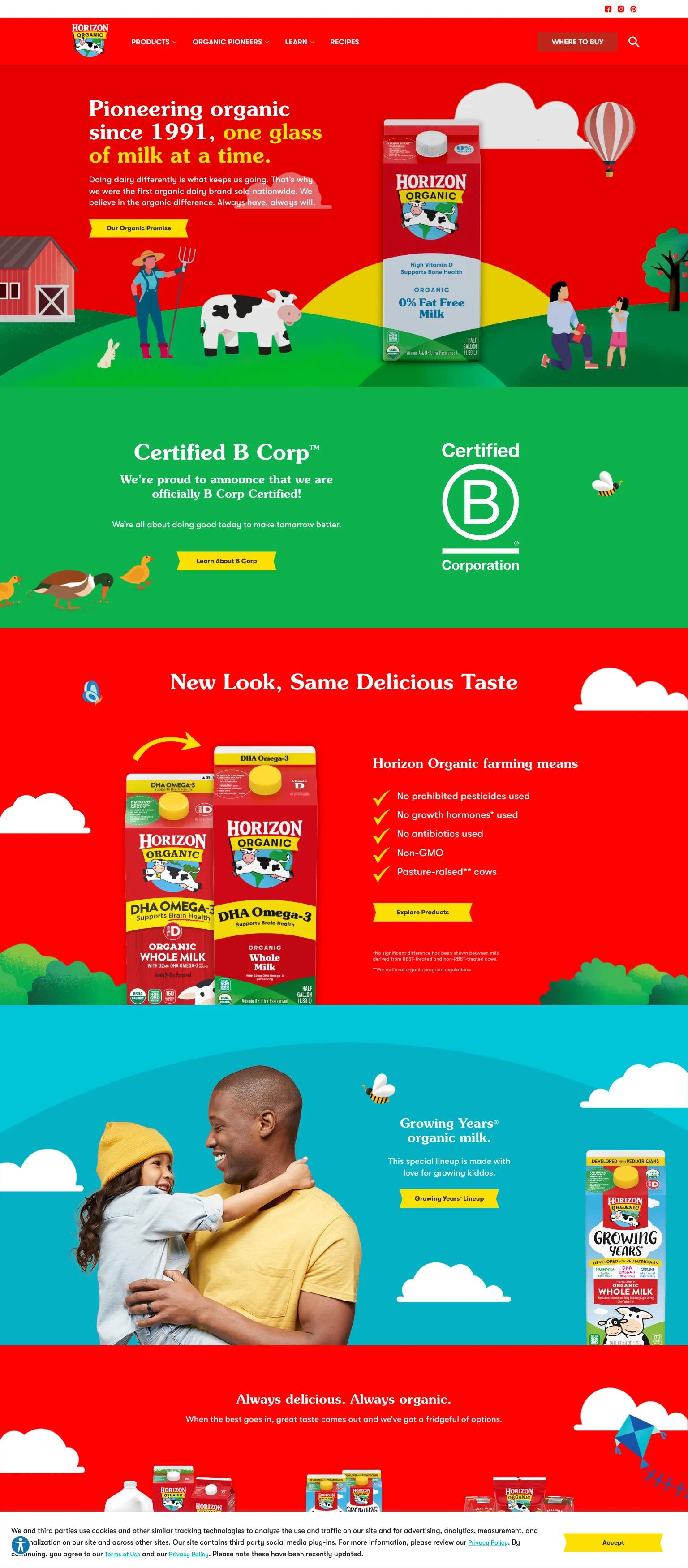 Horizon Organic screenshot