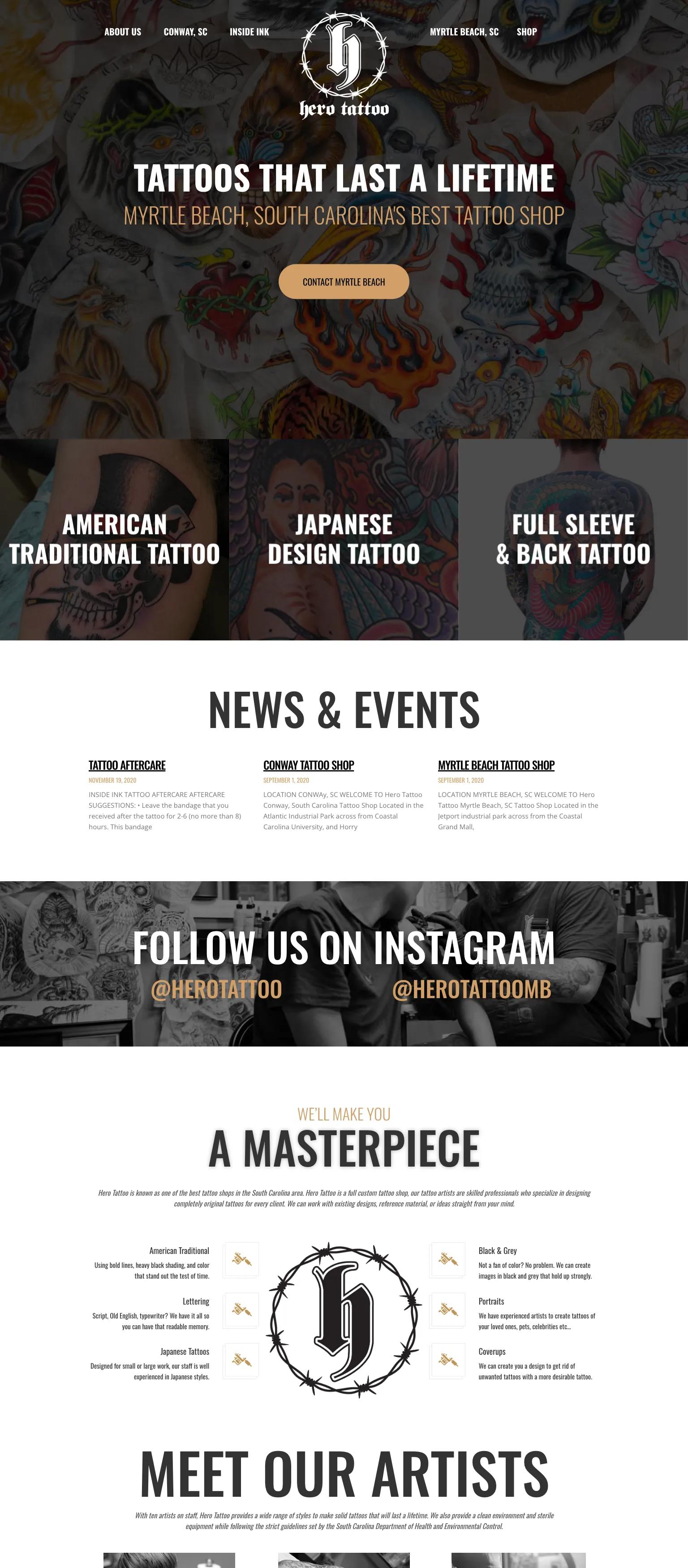 Hero Tattoo screenshot