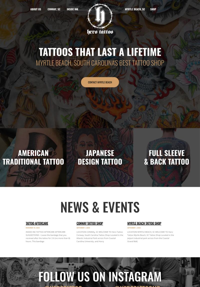 Hero Tattoo screenshot