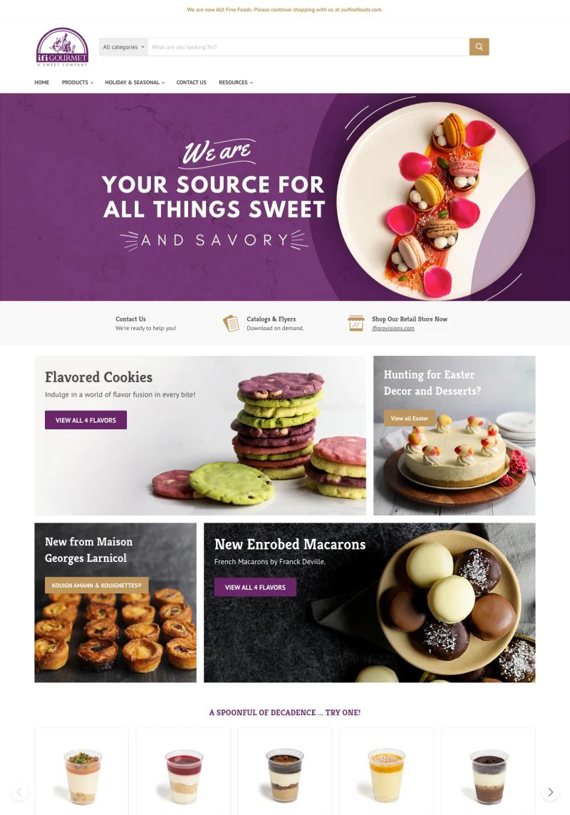 AUI Fine Foods screenshot