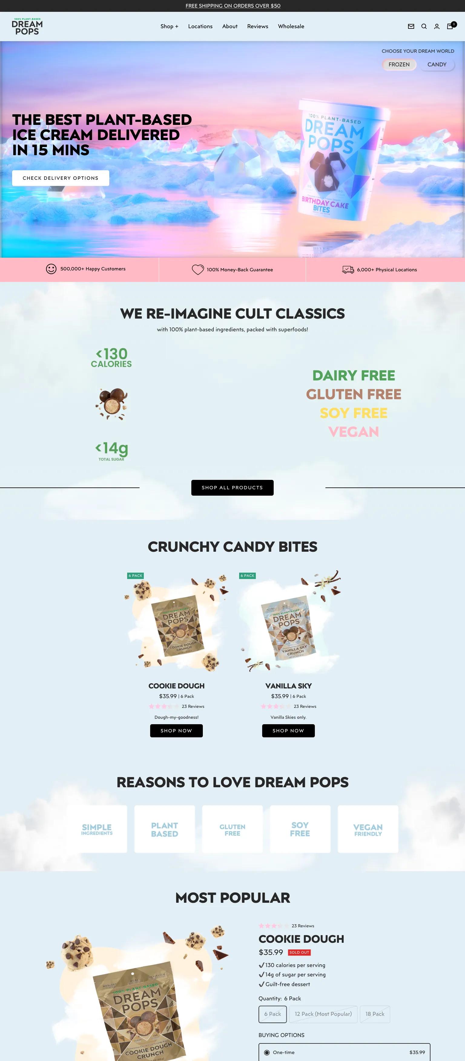 Dream Pops screenshot