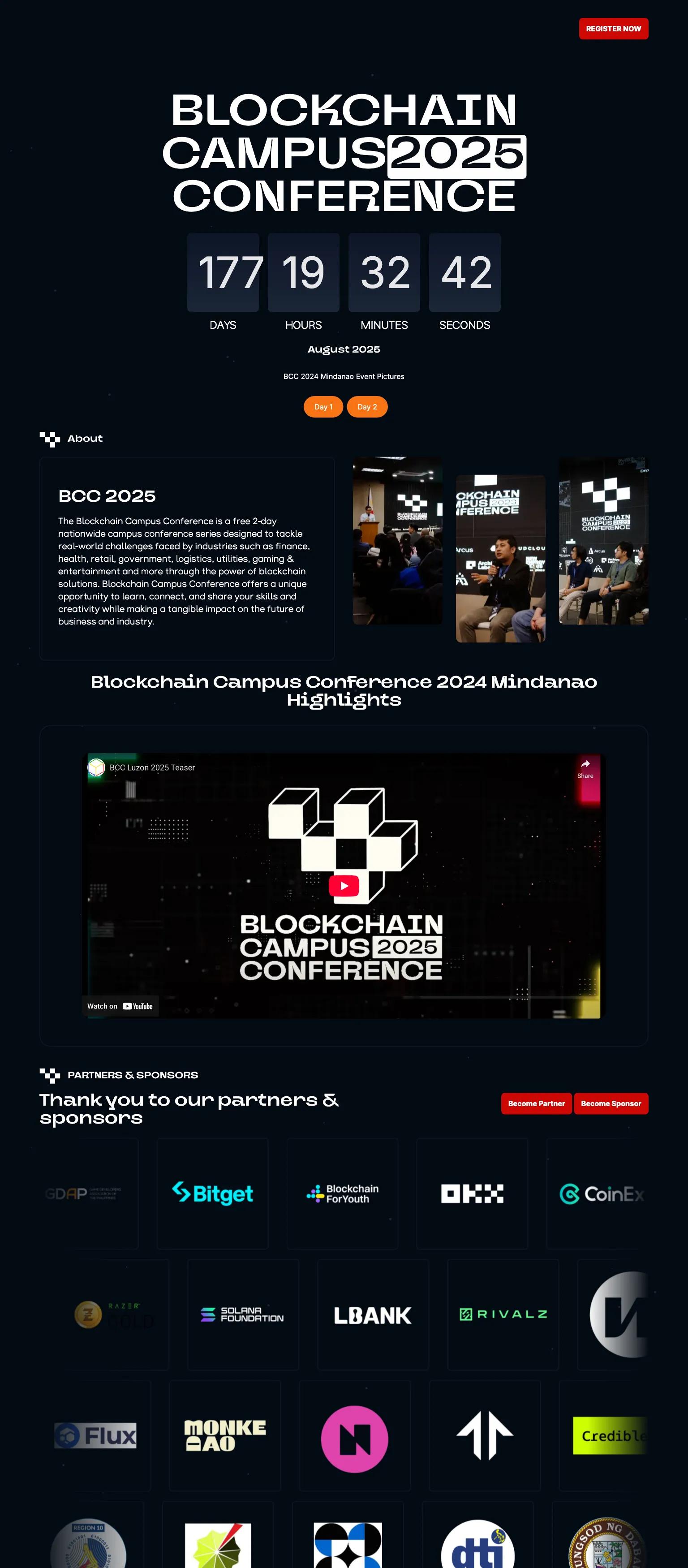 Blockchain Campus Conference screenshot
