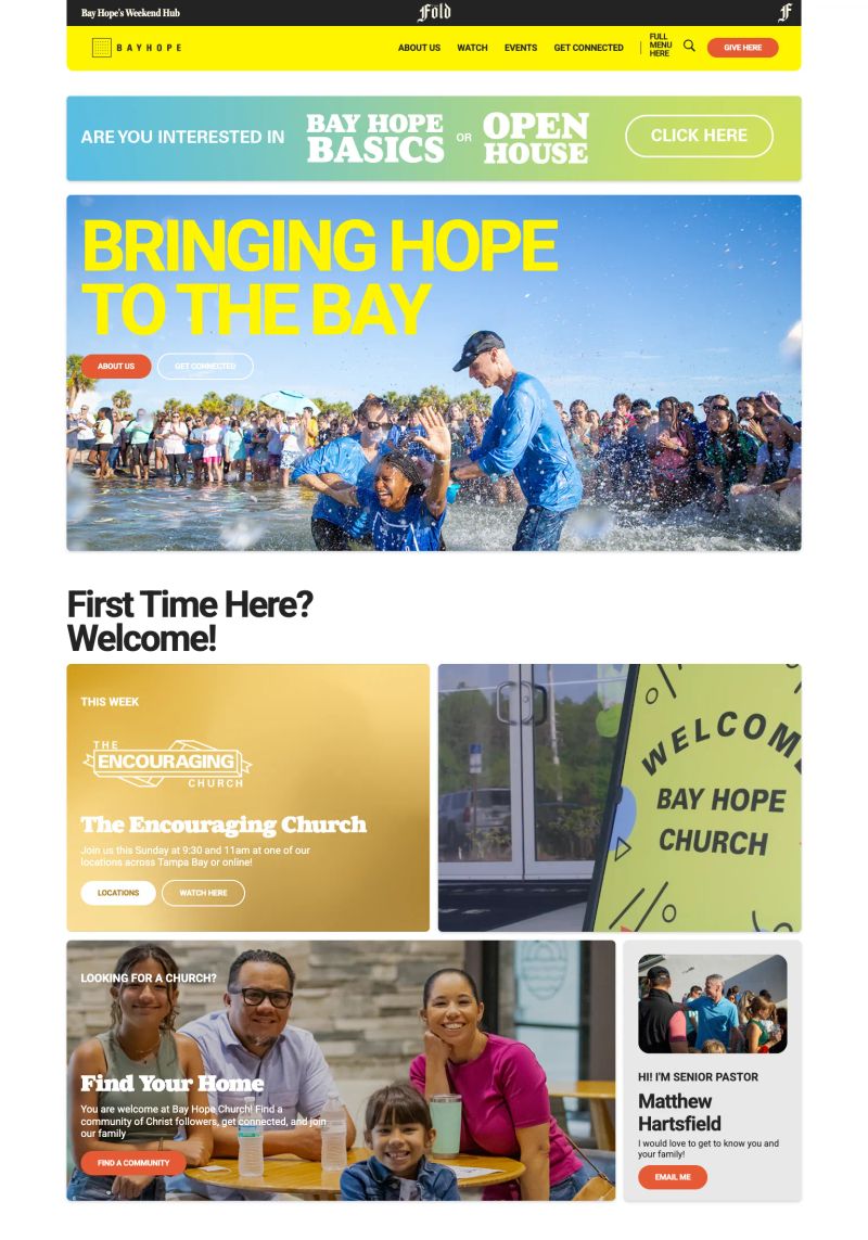 Bay Hope Church screenshot