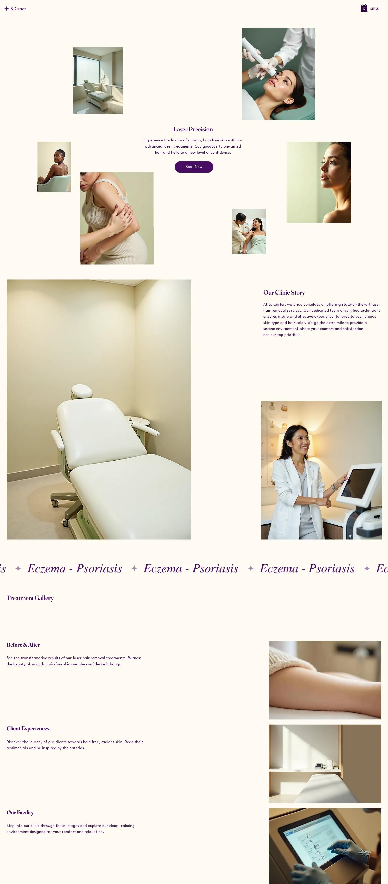 Laser Hair Removal Clinic (Modern) screenshot