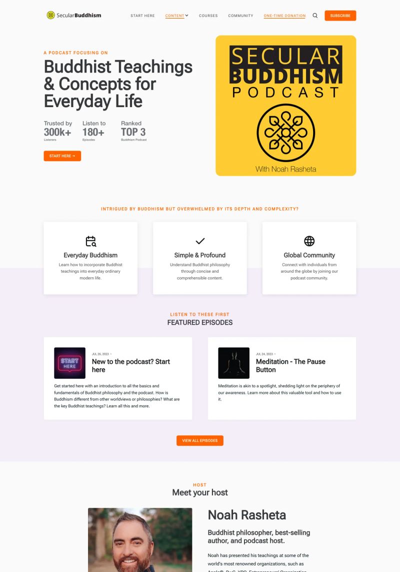 Secular Buddhism screenshot