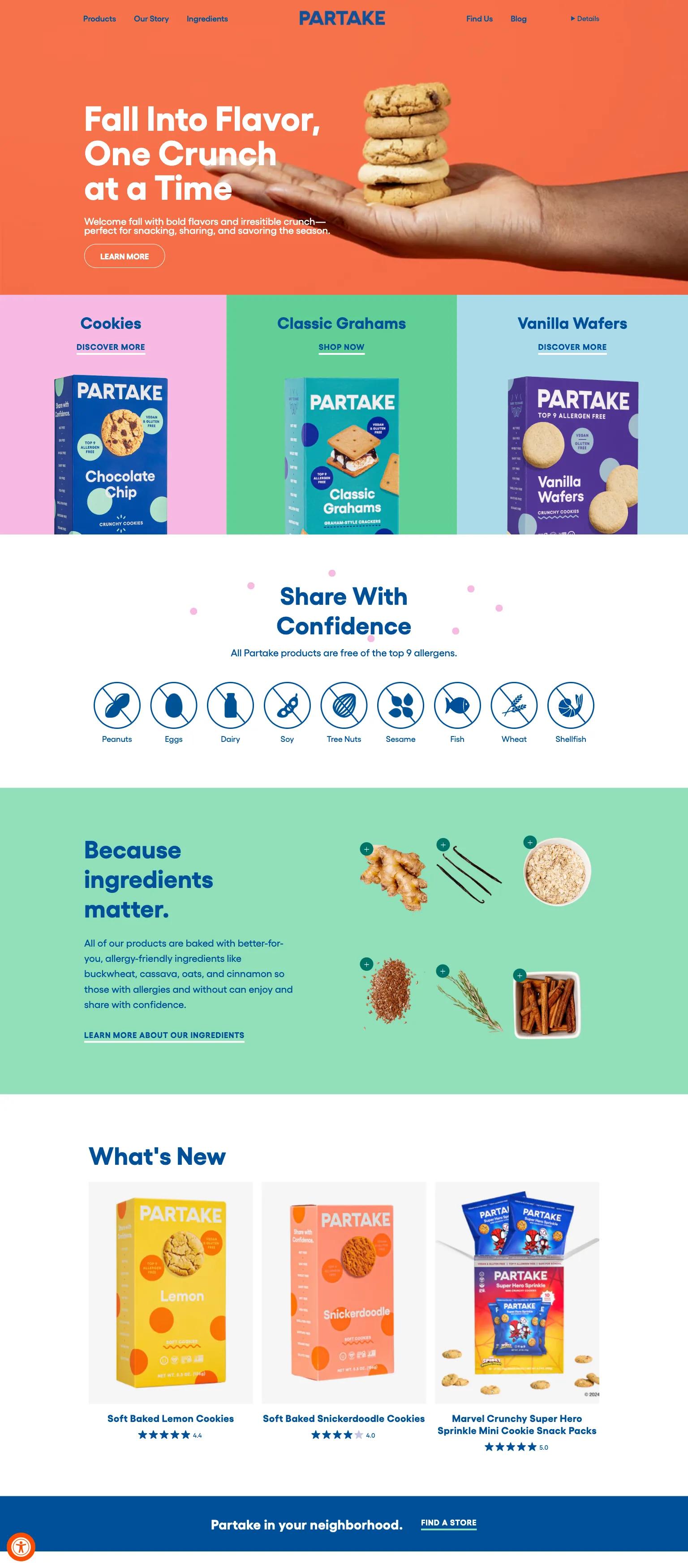 Partake Foods screenshot