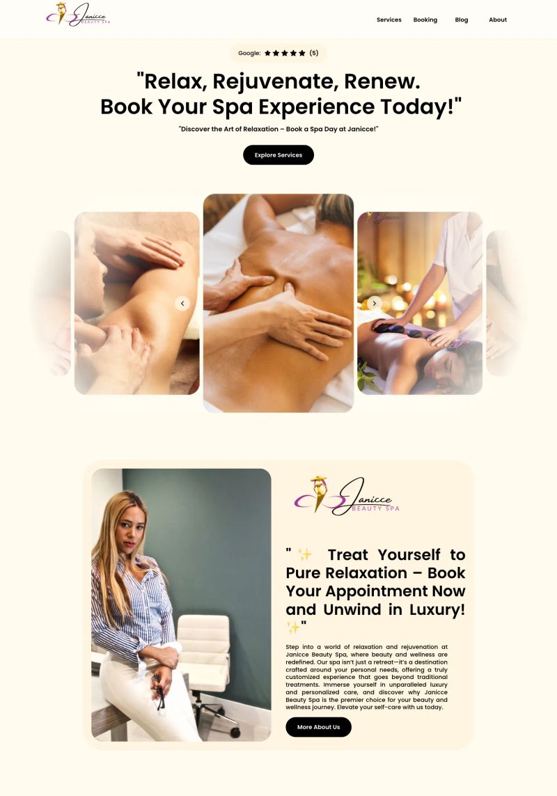 Janicce Beauty Spa screenshot