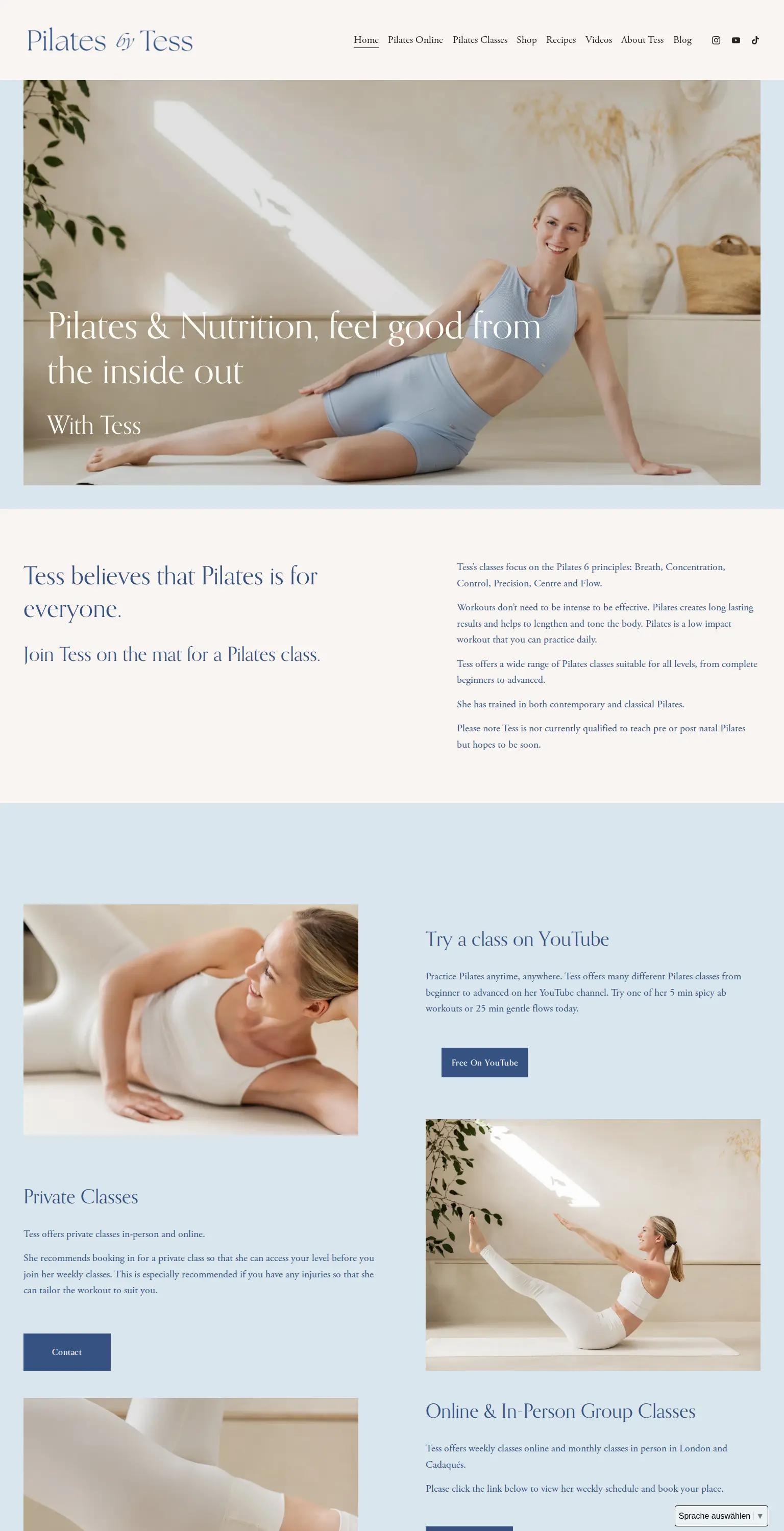Pilates by Tess screenshot