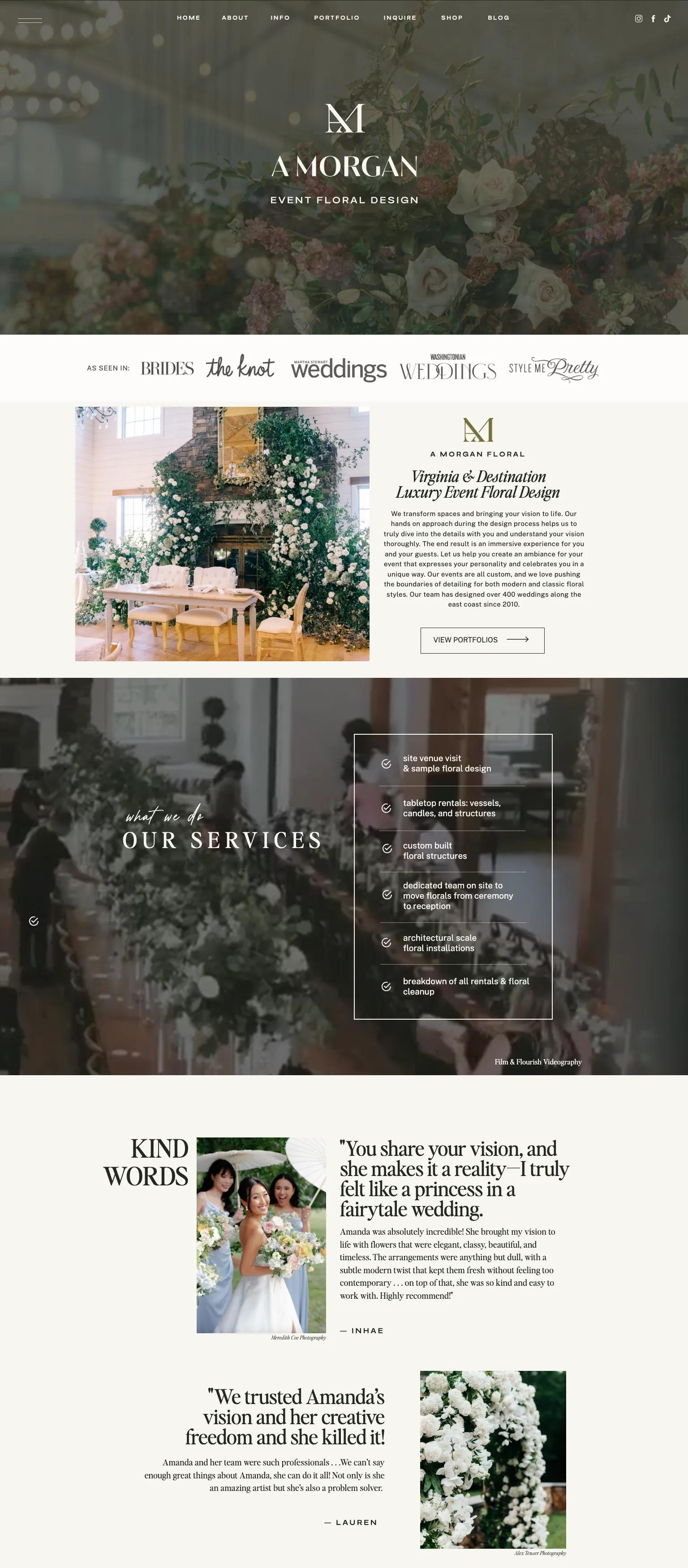 A Morgan Floral screenshot