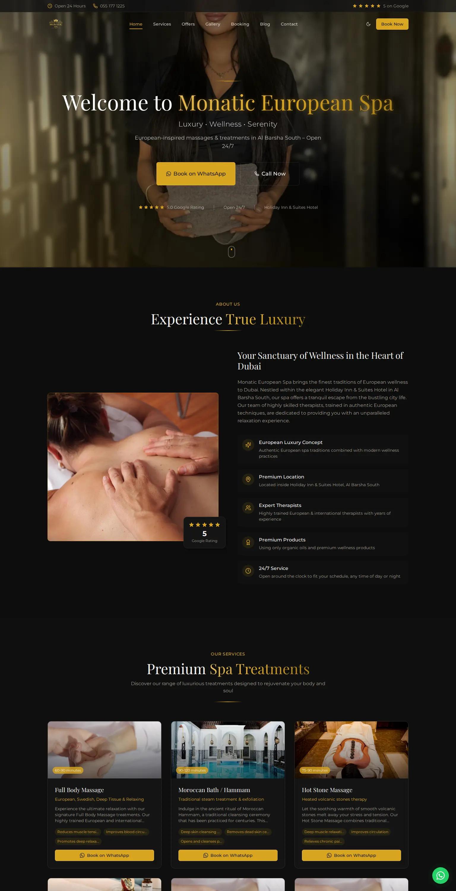 Monatic Spa screenshot