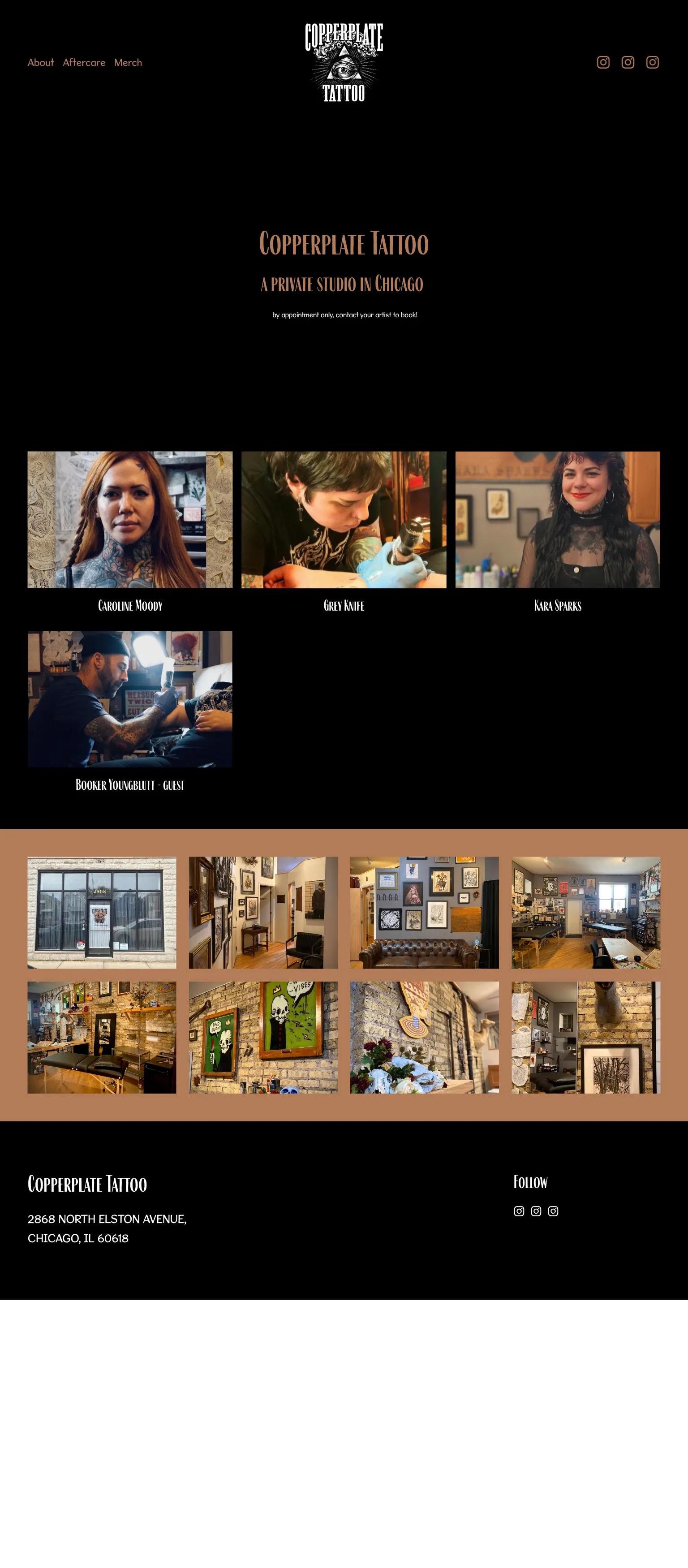 Copperplate Tattoo screenshot