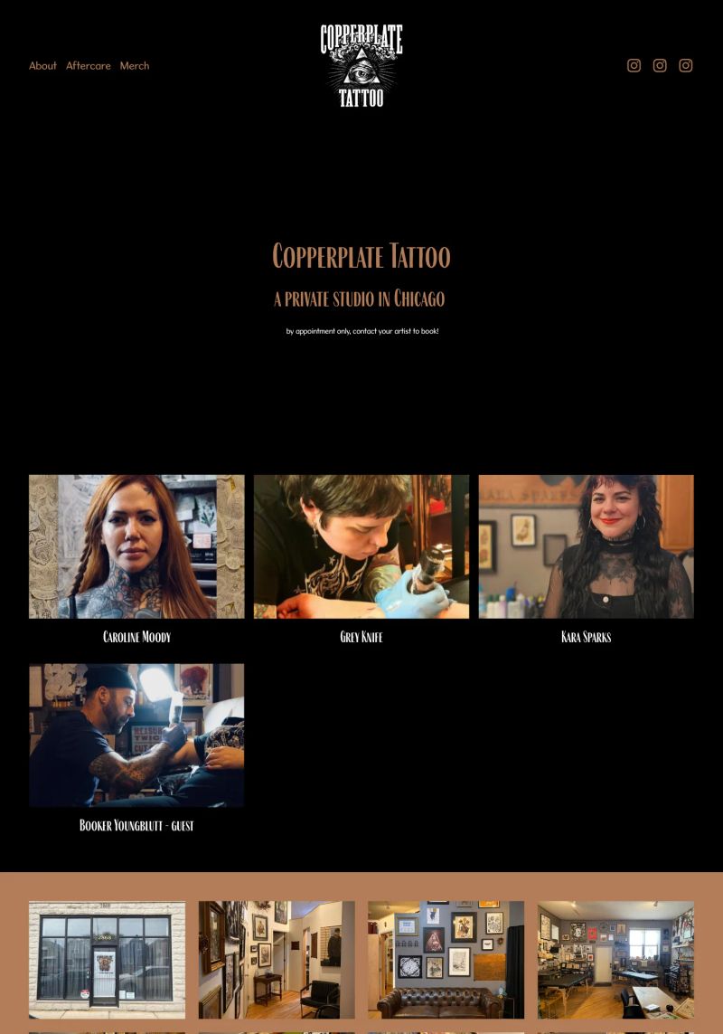 Copperplate Tattoo screenshot